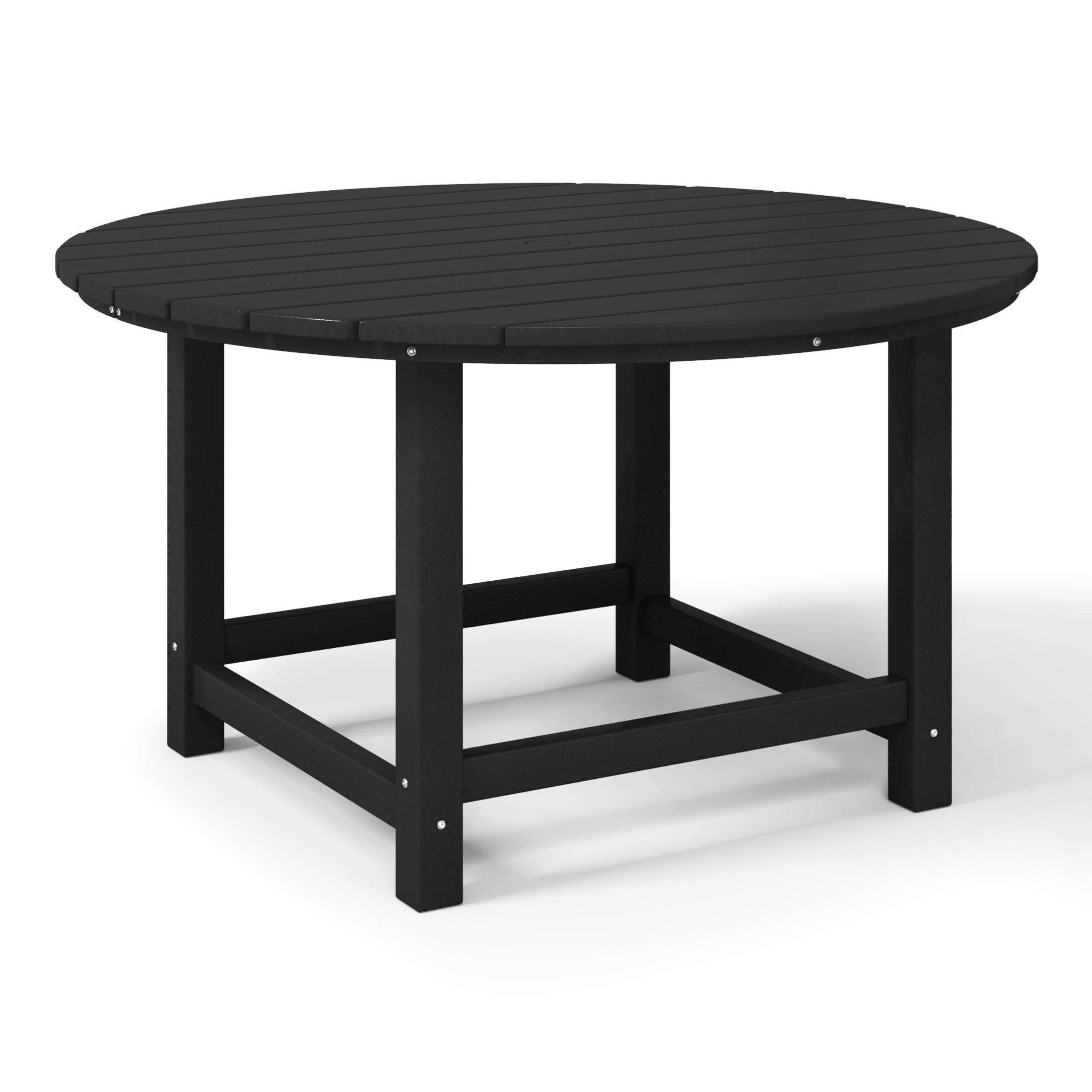 Paradise Kids Outdoor Patio Furniture HDPE 38" Wide Round Dining Table