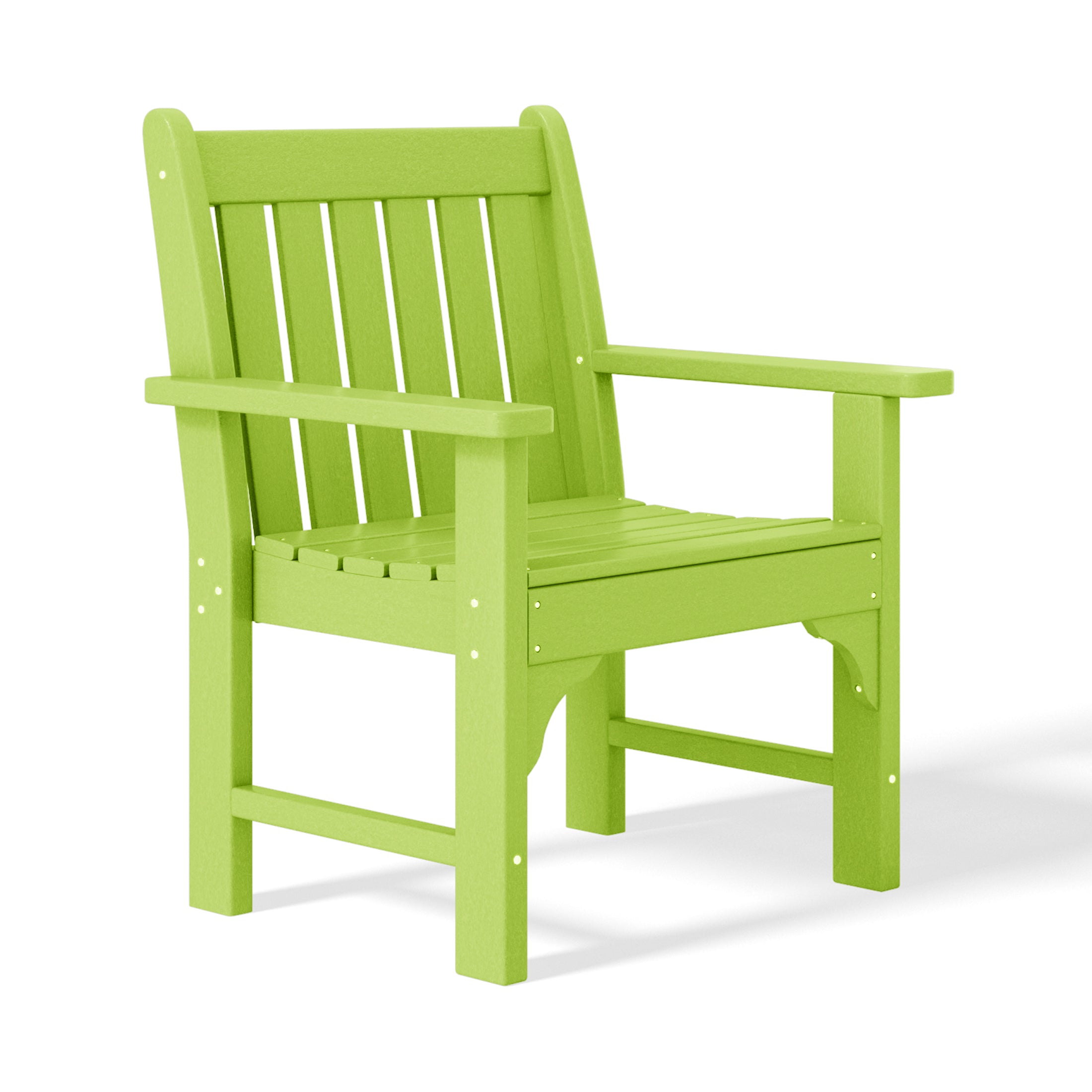 Paradise Outdoor Patio 3-Piece HDPE Adirondack Garden Chairs with Square Adirondack Side Table Set
