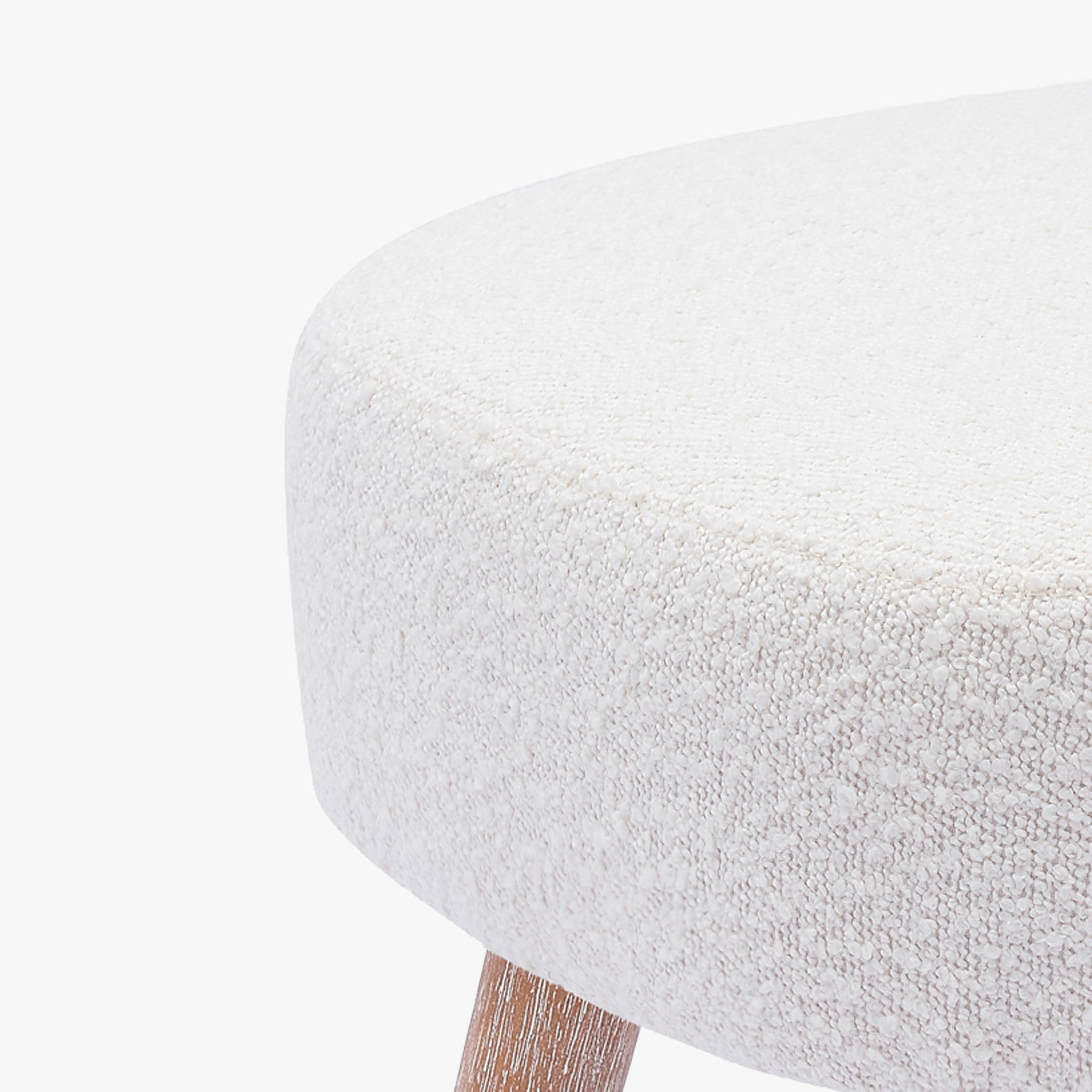 Amélie 21" Wide Square Upholstered Cushion Ottoman Foot Stool