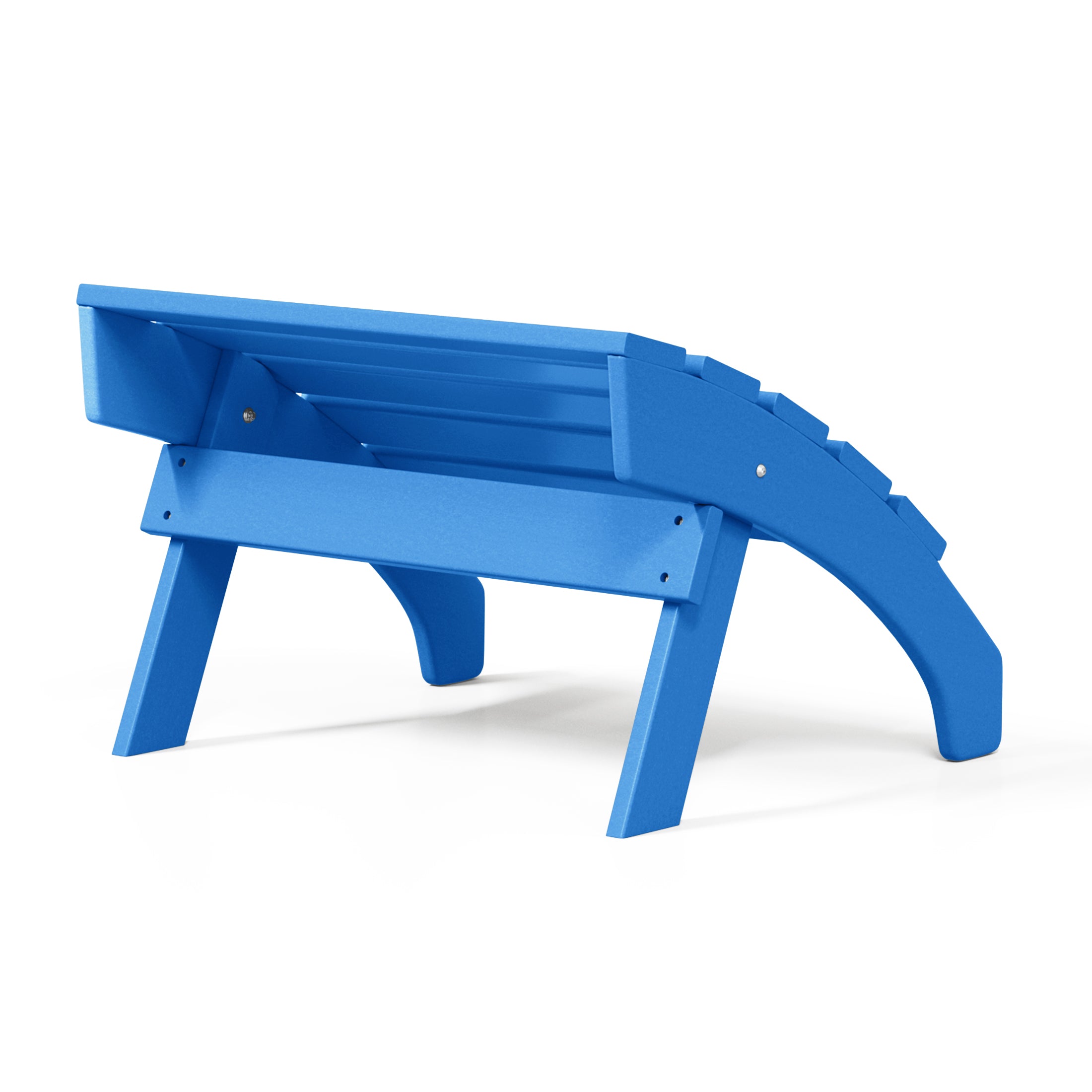 Portside Outdoor Patio HDPE Adirondack Ottoman Footrest