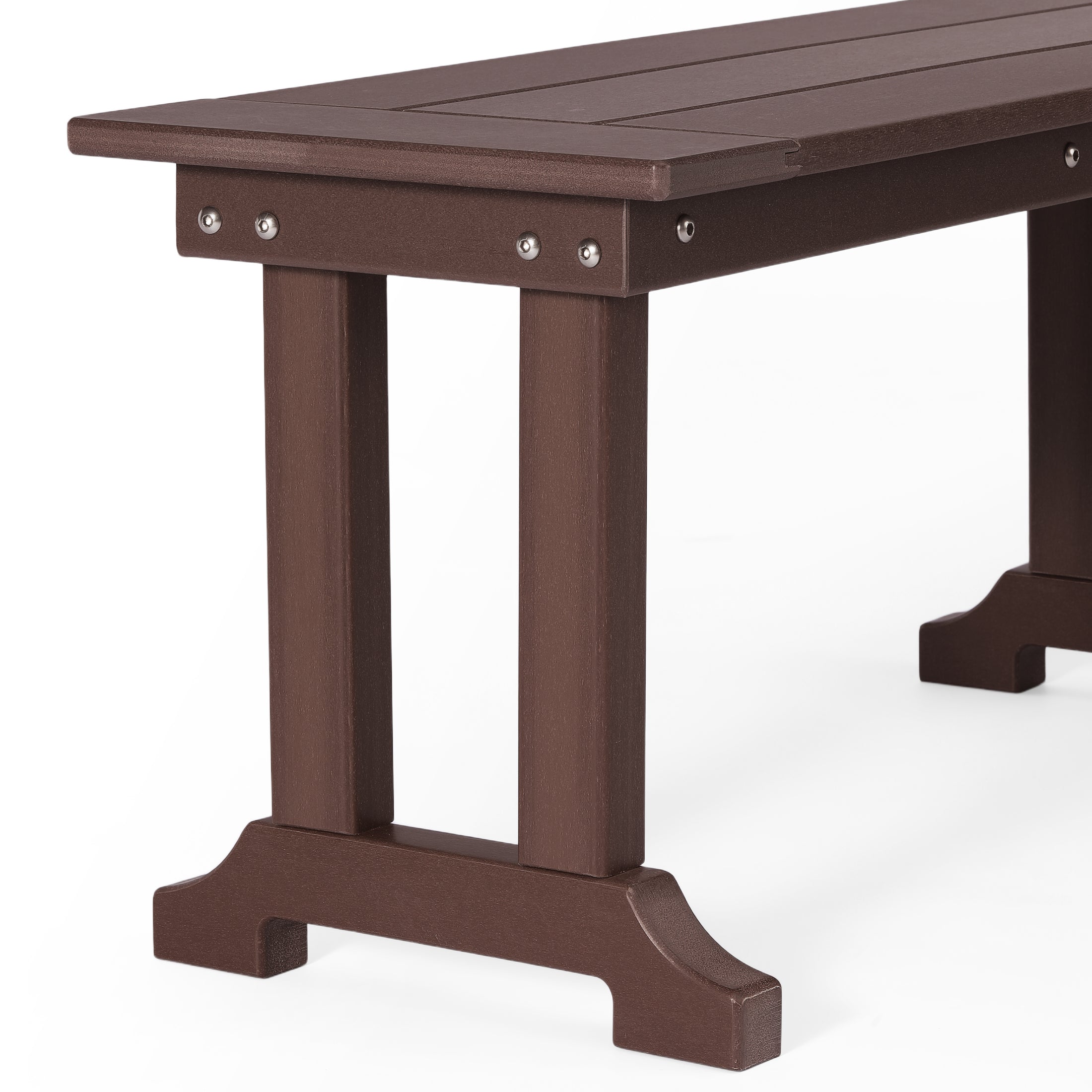 Paradise 65" Outdoor Patio Trestle Dining Bench