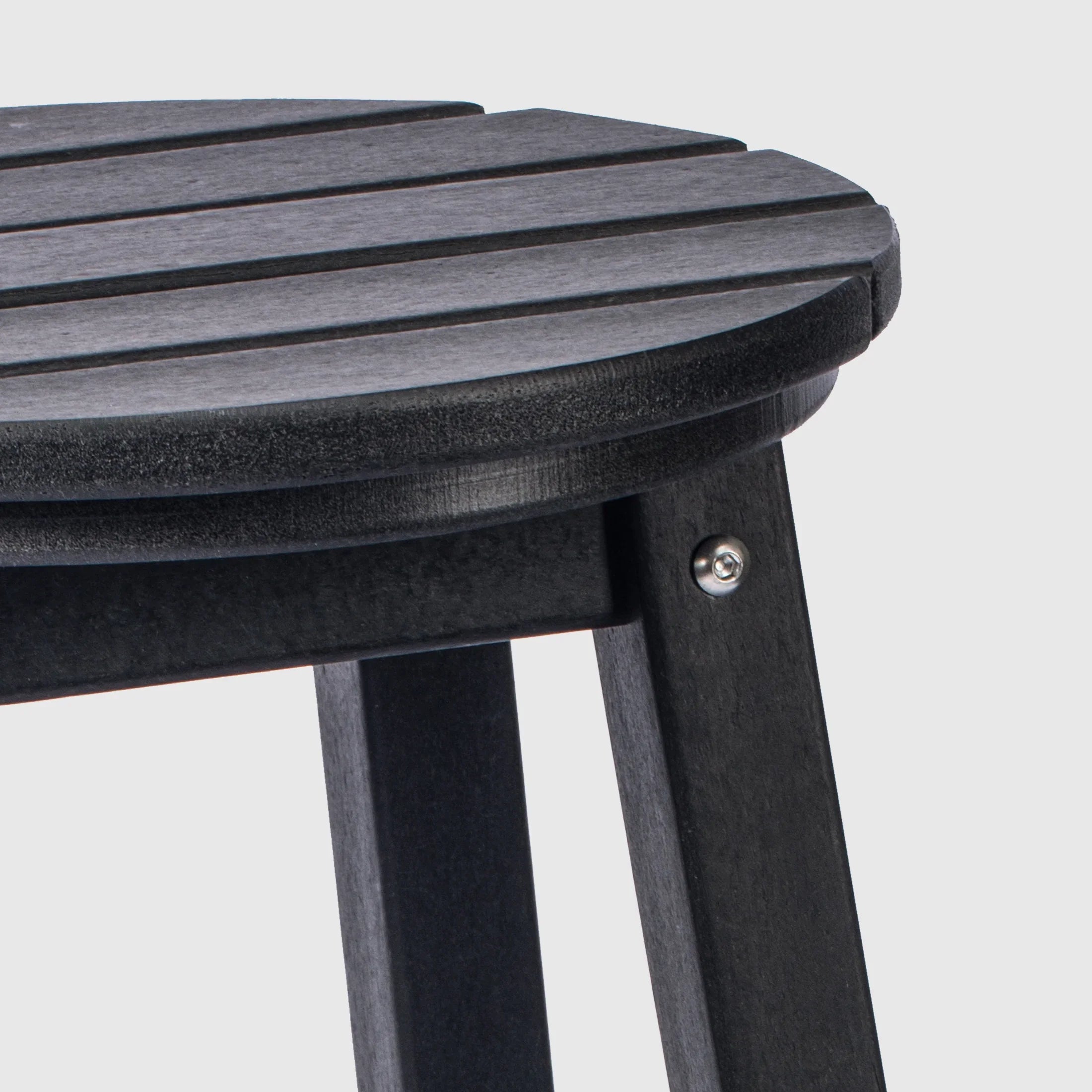 Paradise 29" HDPE Outdoor Patio Round Bar Stool