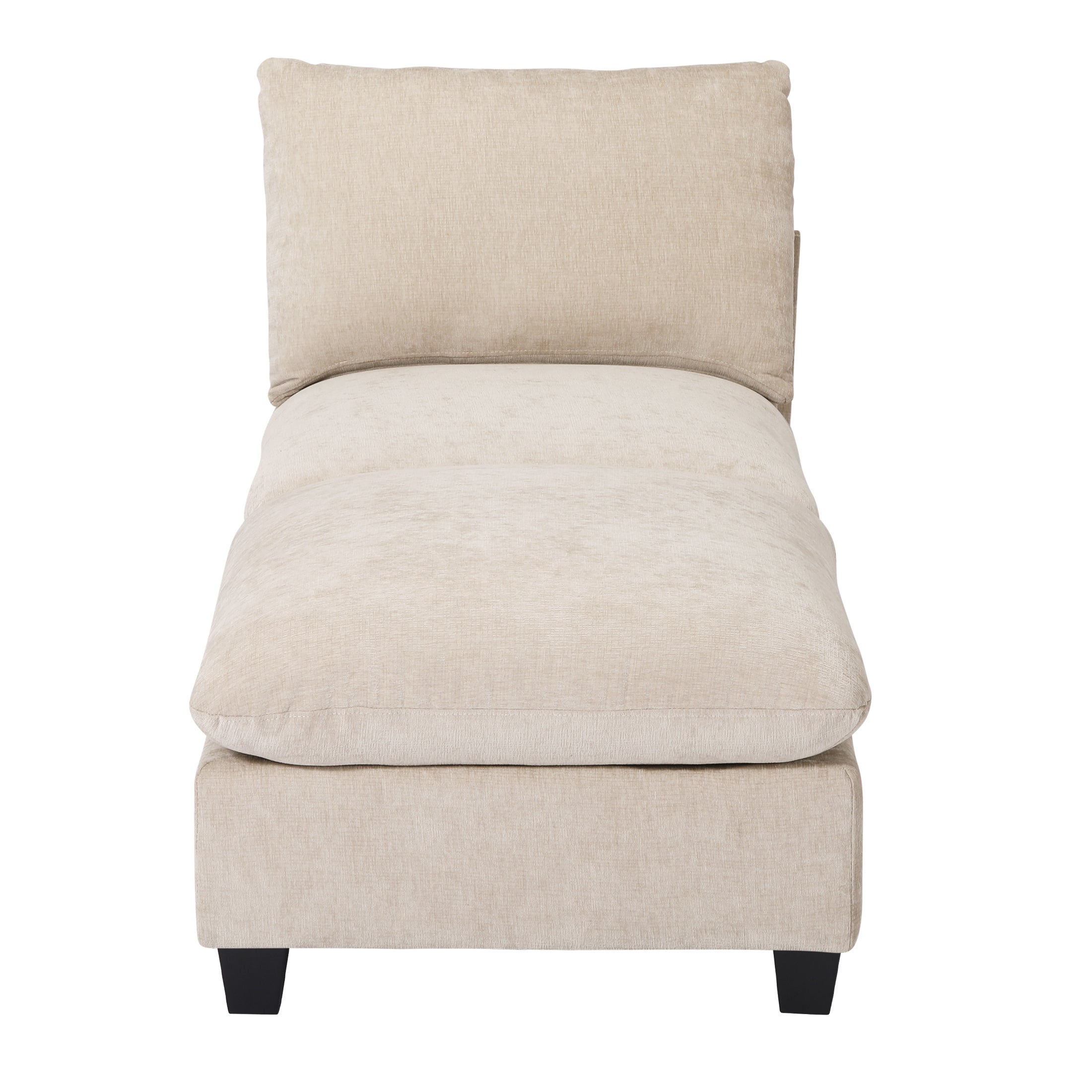 Springfield 68.5" Chenille Upholstered Indoor Chaise Lounge Chair
