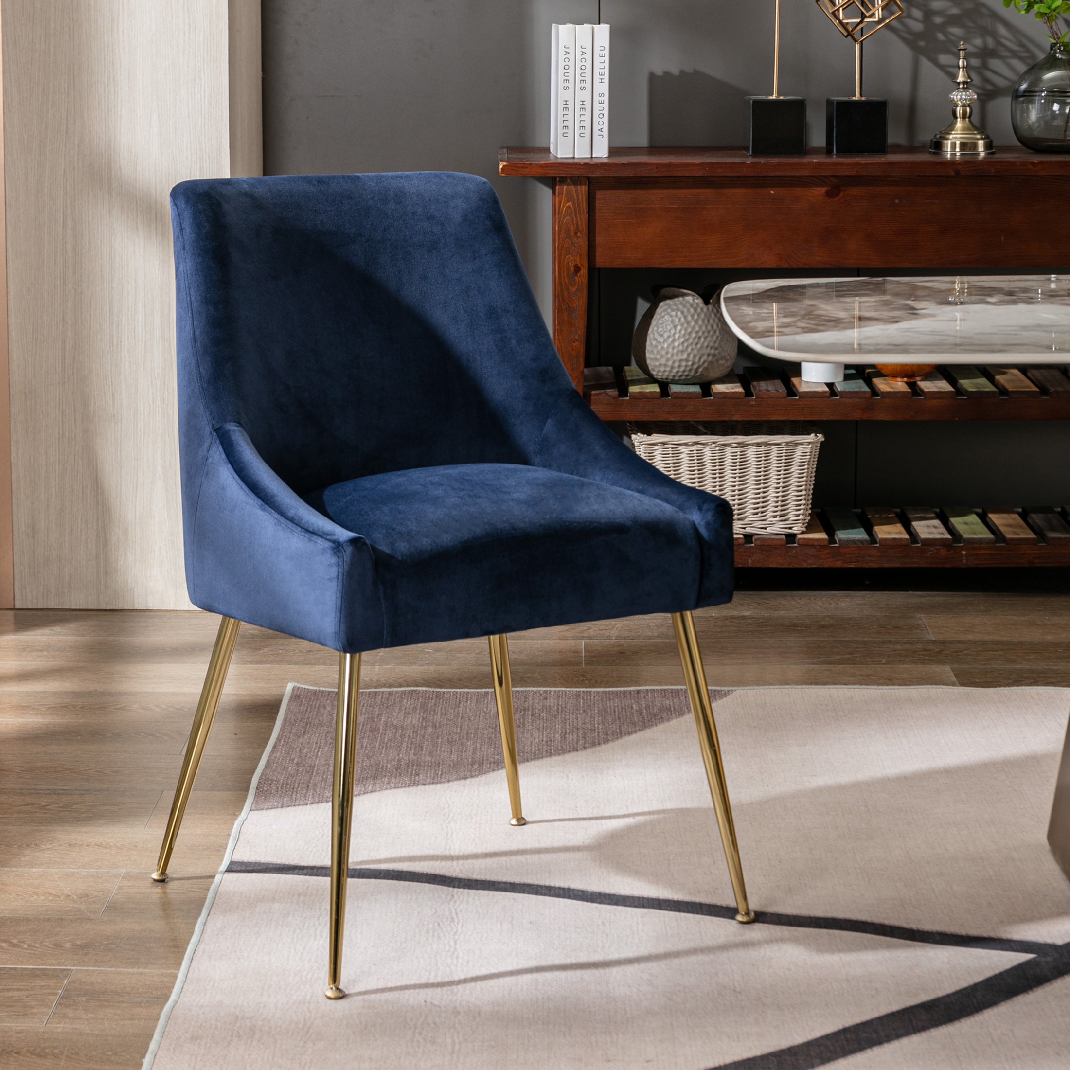 Makala Upholstered Velvet Accent Chair