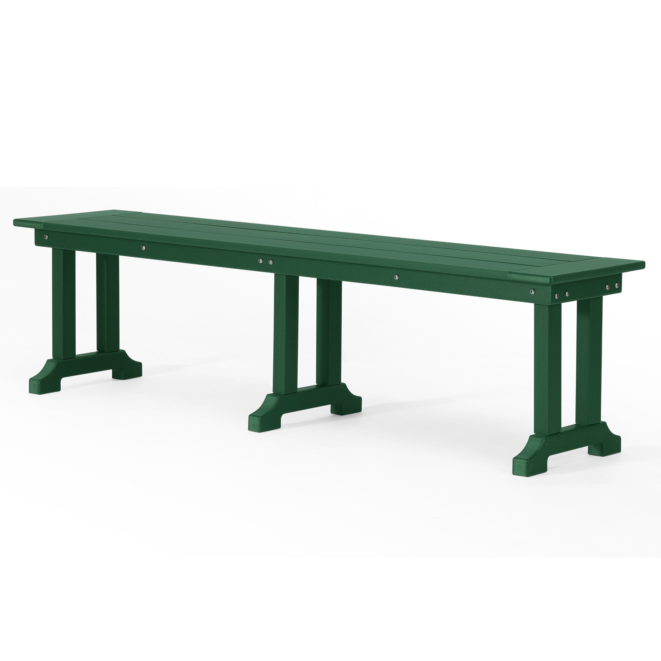 Paradise 65" Outdoor Patio Trestle Dining Bench