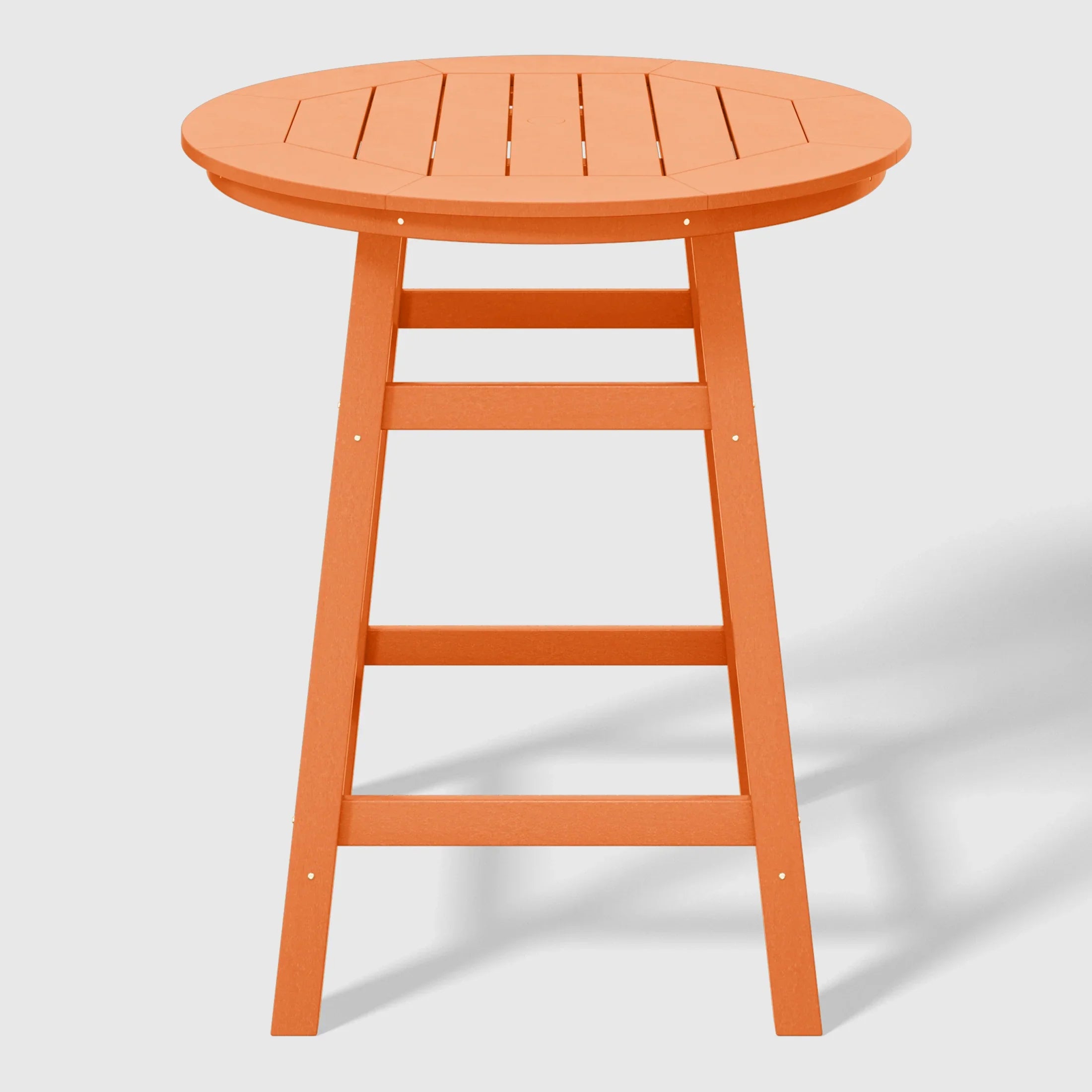 Paradise Outdoor 35" HDPE Round Patio Counter Height Bar Table