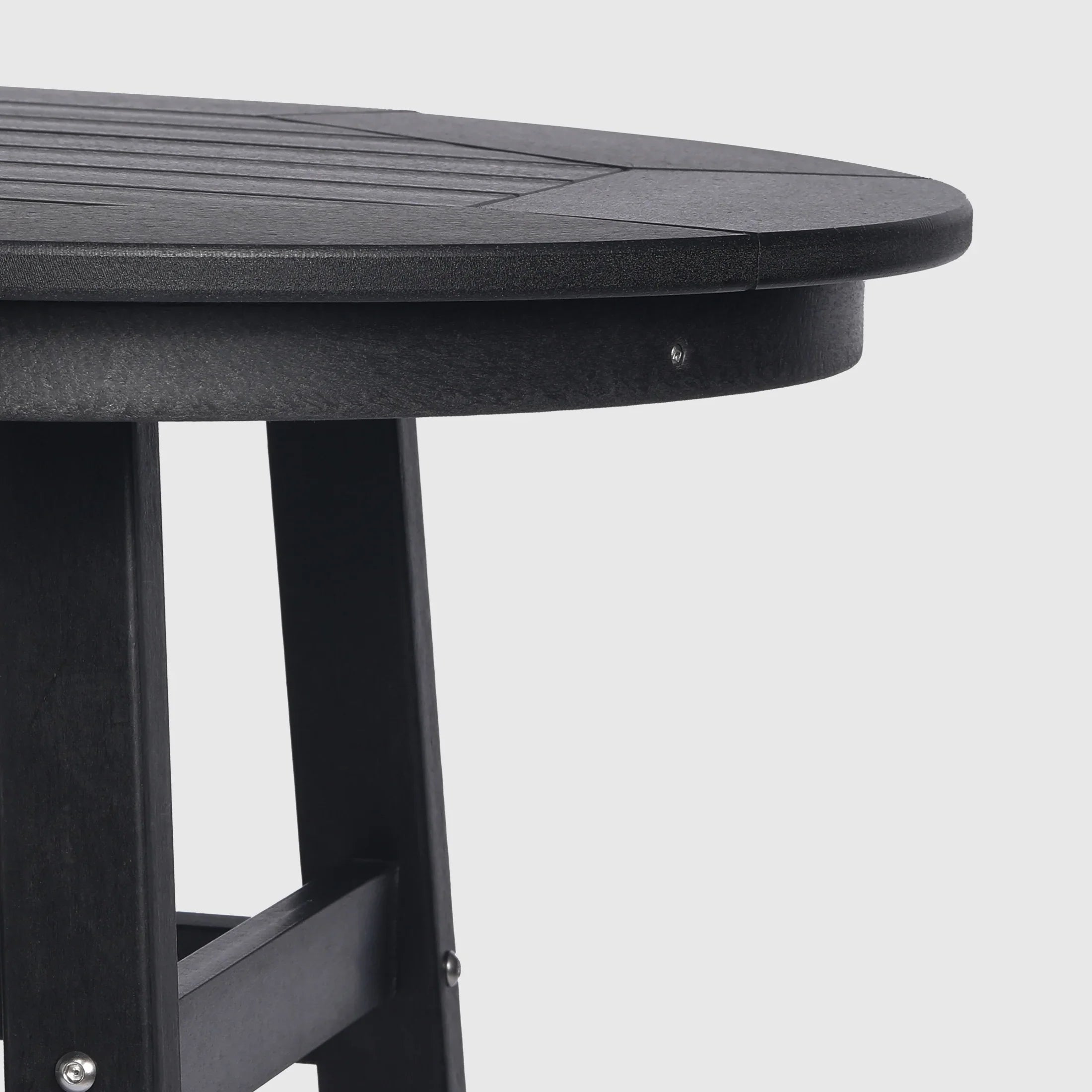 Paradise Outdoor 35" HDPE Round Patio Counter Height Bar Table