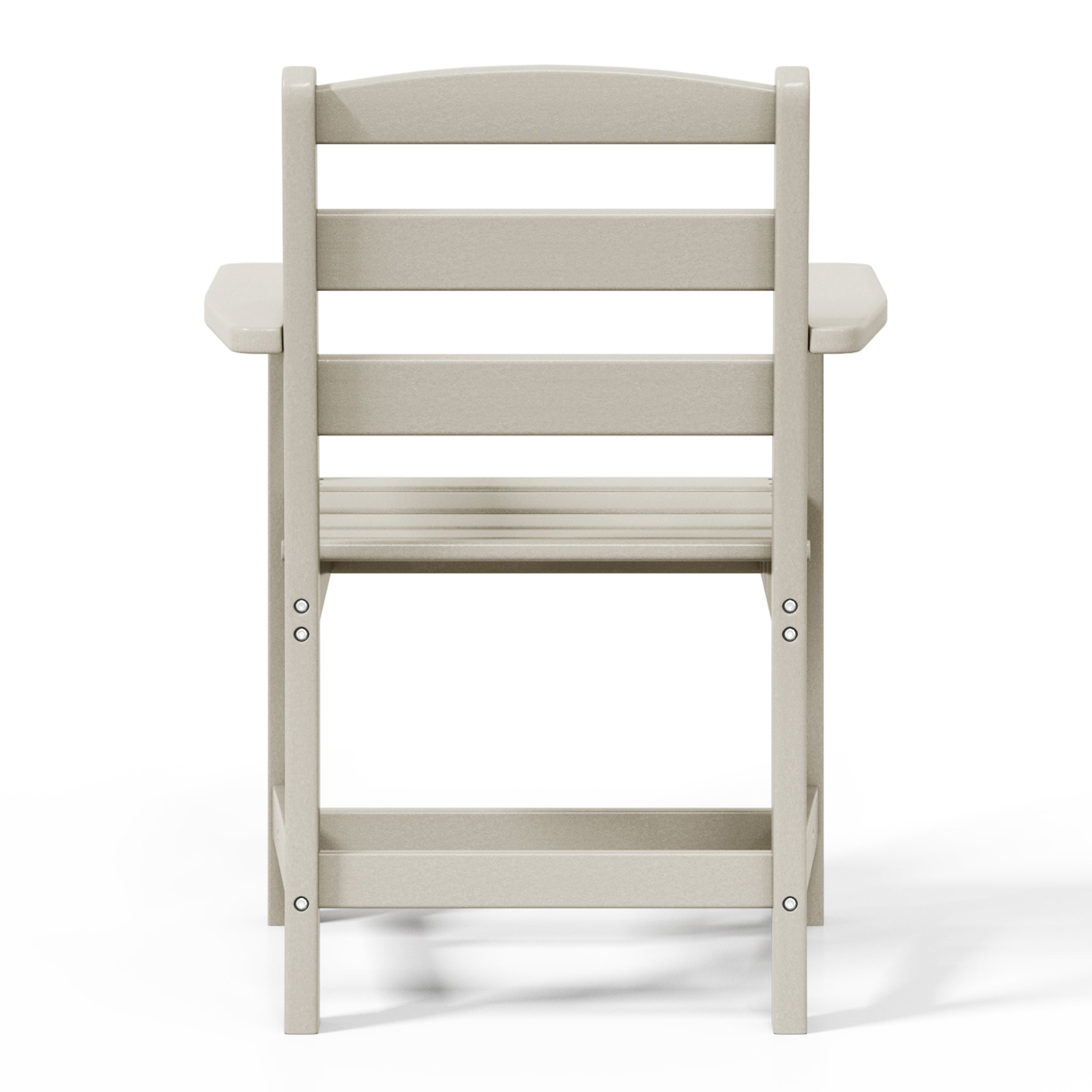 Palms Outdoor HDPE Patio Classic Dining Arm Chair