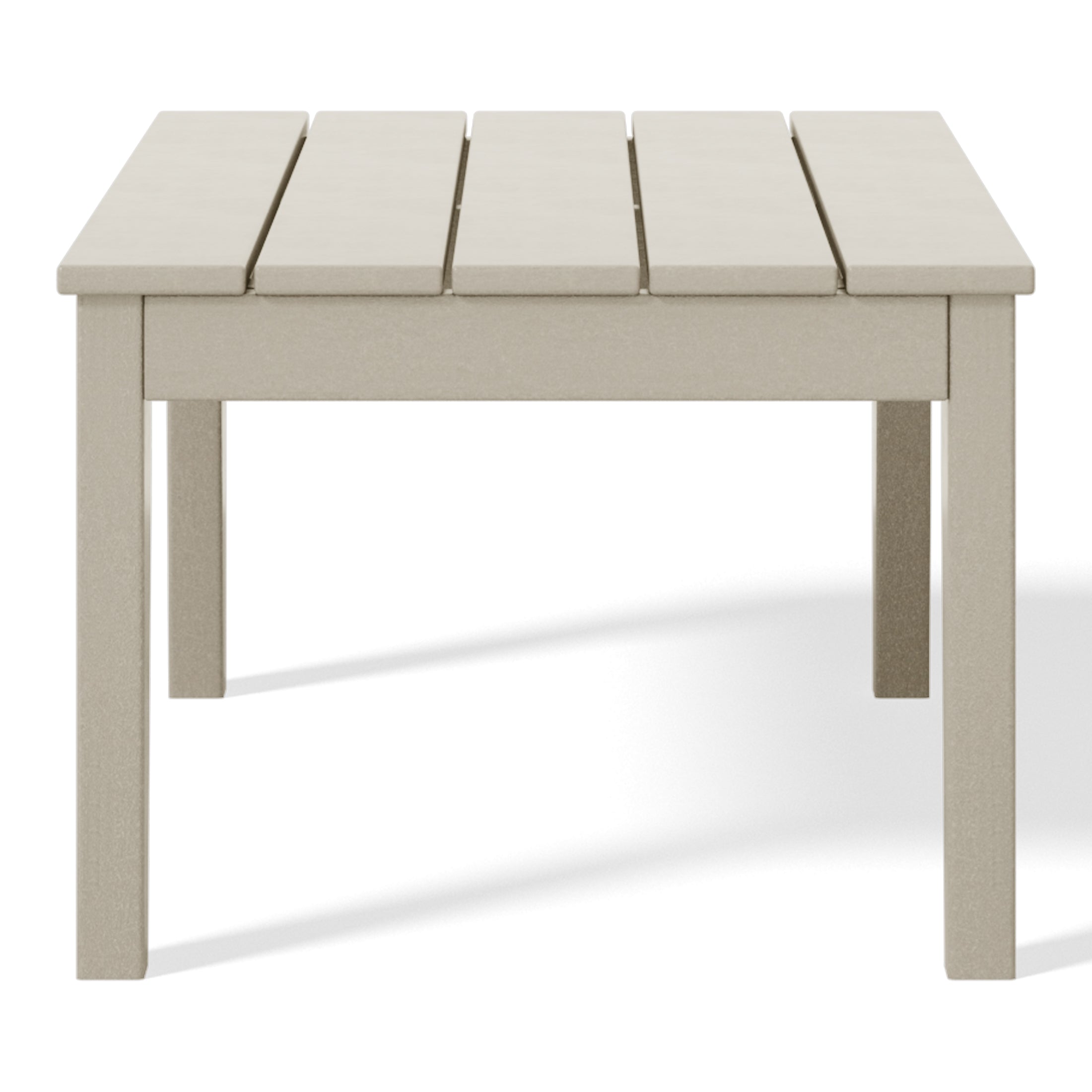 Paradise Low Outdoor HDPE Patio Rectangle Coffee Table