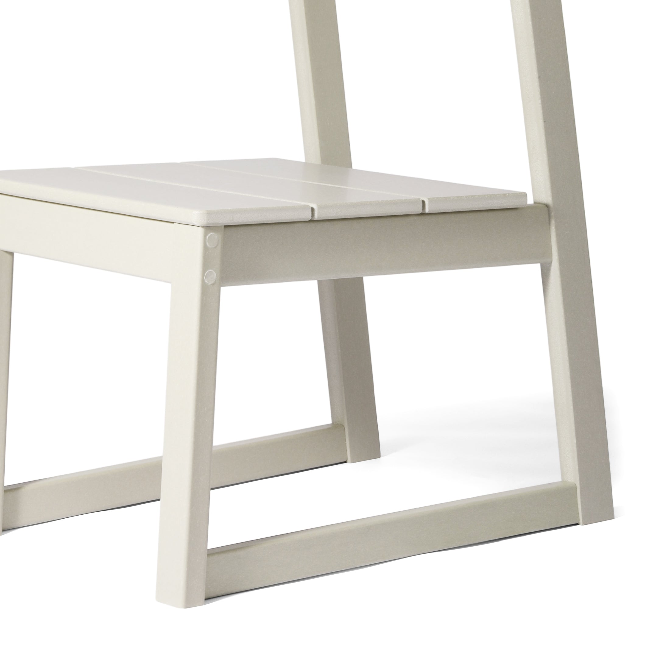 Cambria Modern HDPE Outdoor Armless Patio Dining Chairs (Set of 2)