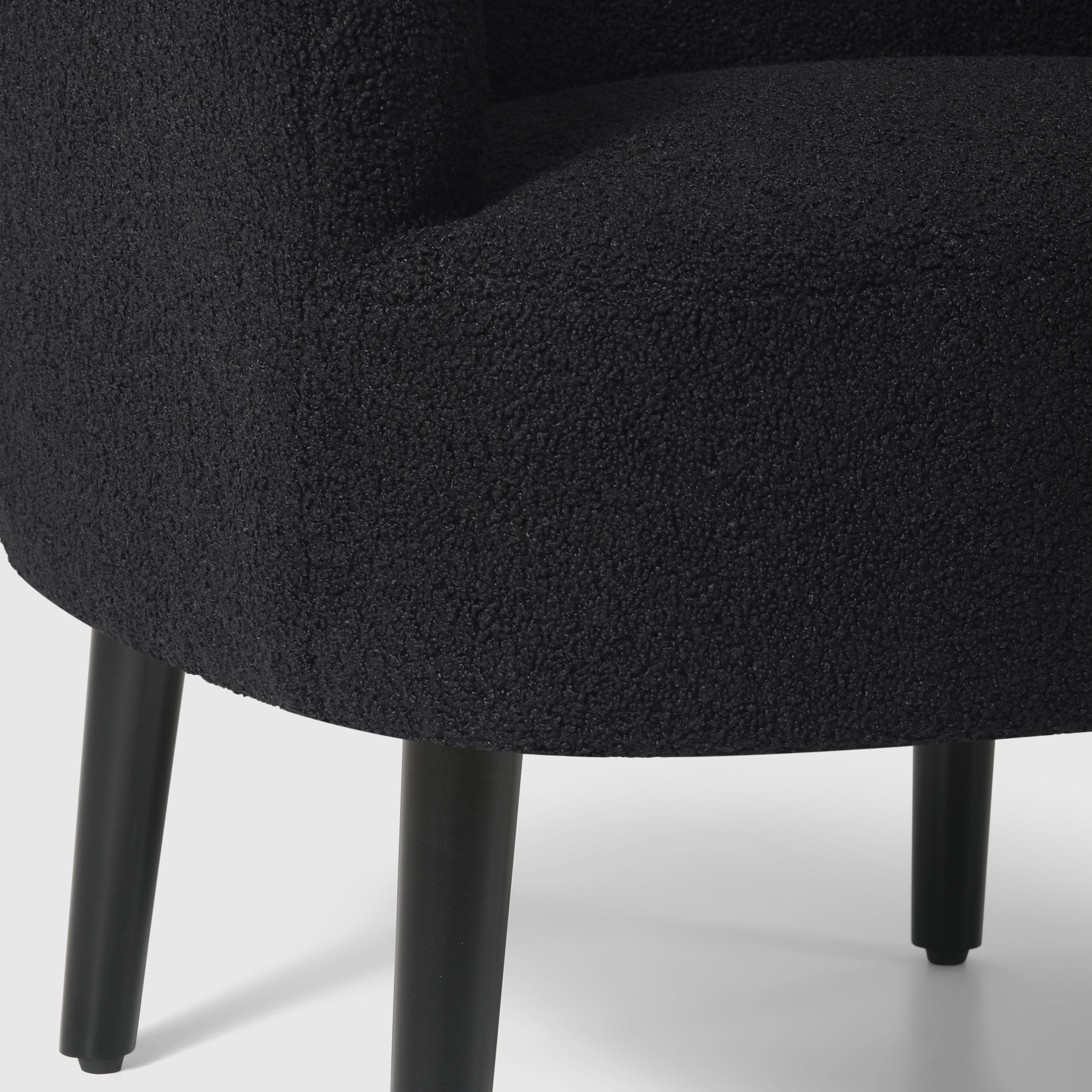 Celine 29" Wide Mid Century Modern Club Barrel Accent Armchair, Set of Two