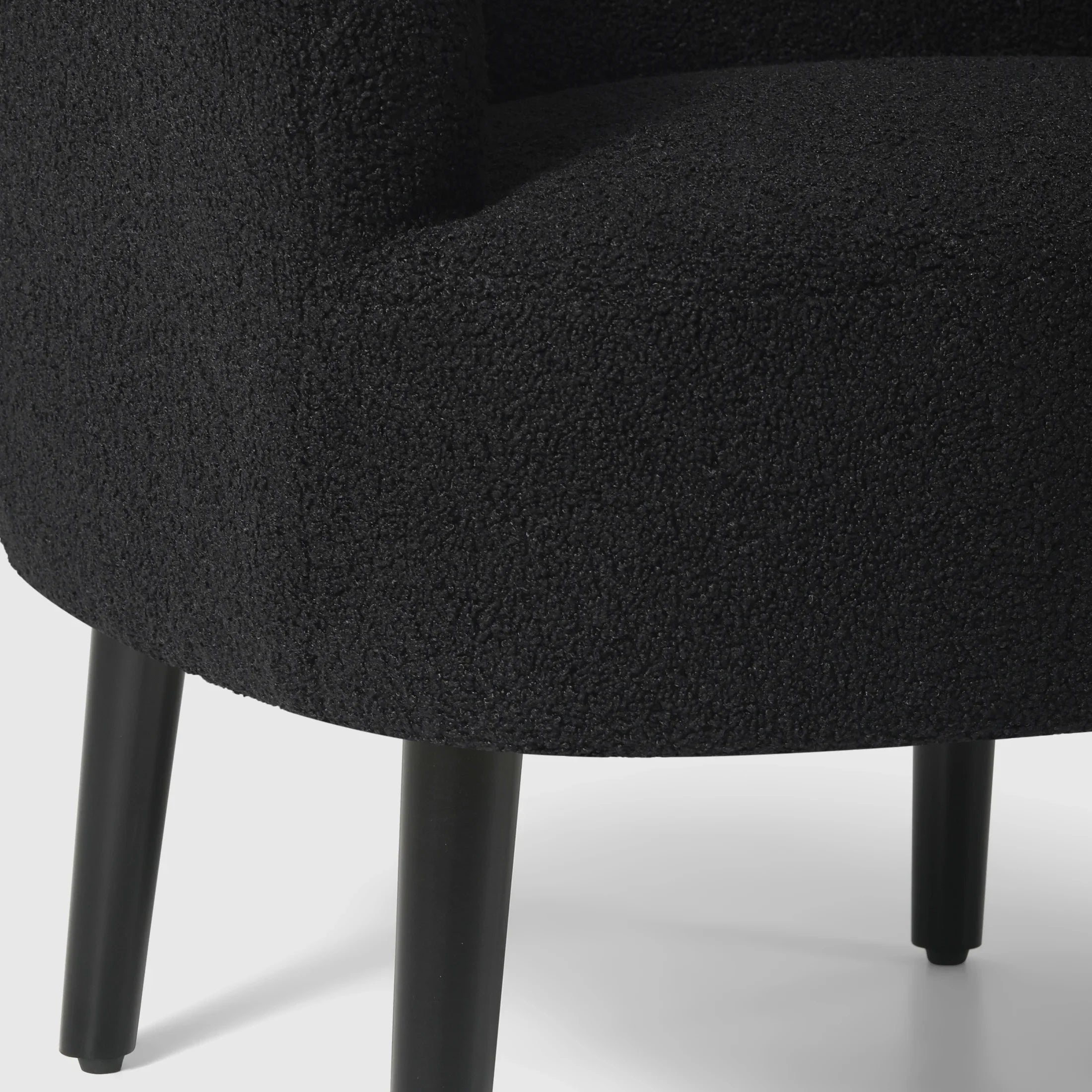 Celine 29" Wide Mid Century Modern Club Barrel Accent Armchair, Set of Two