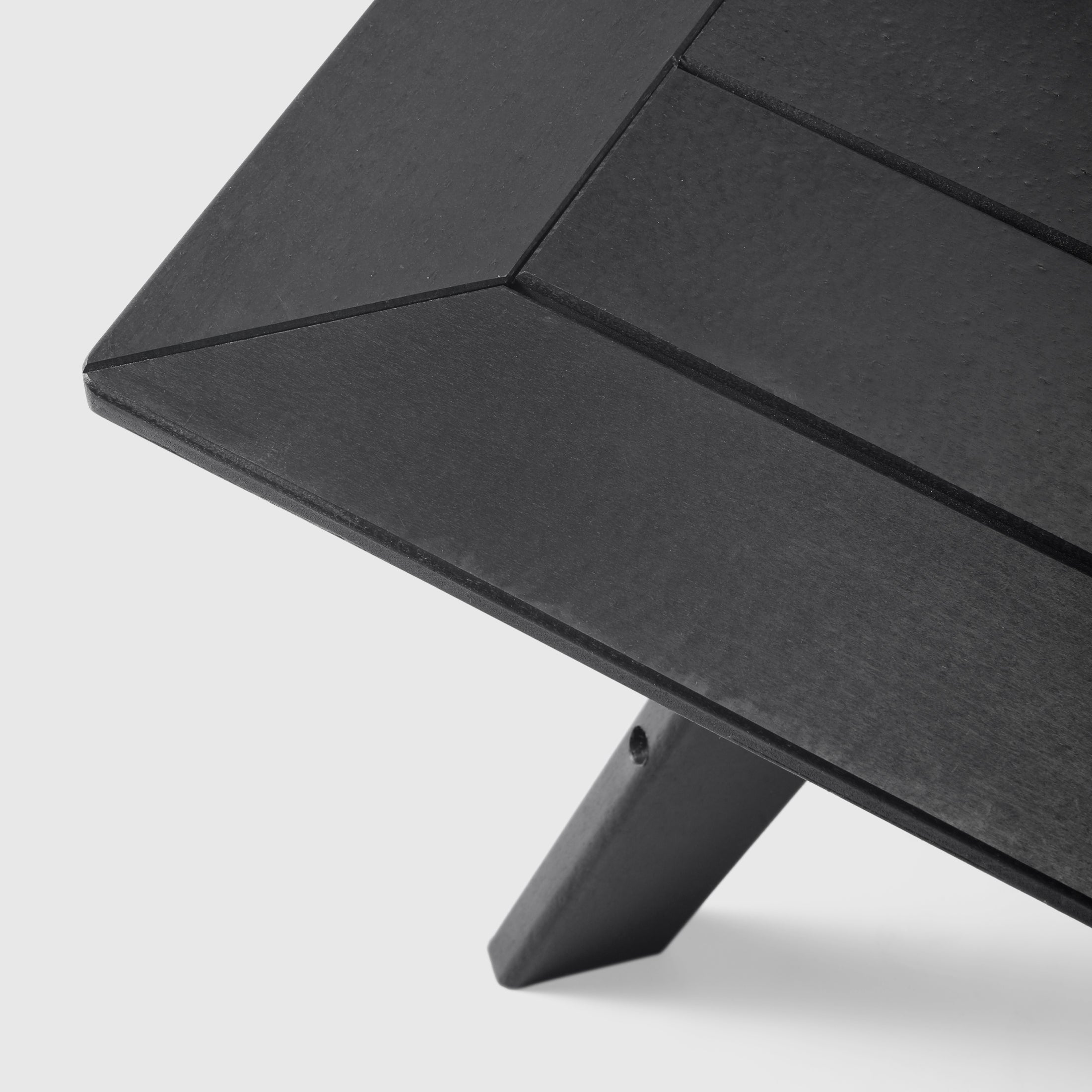 Portsmouth Modern Low Outdoor Patio Square HDPE Coffee Table