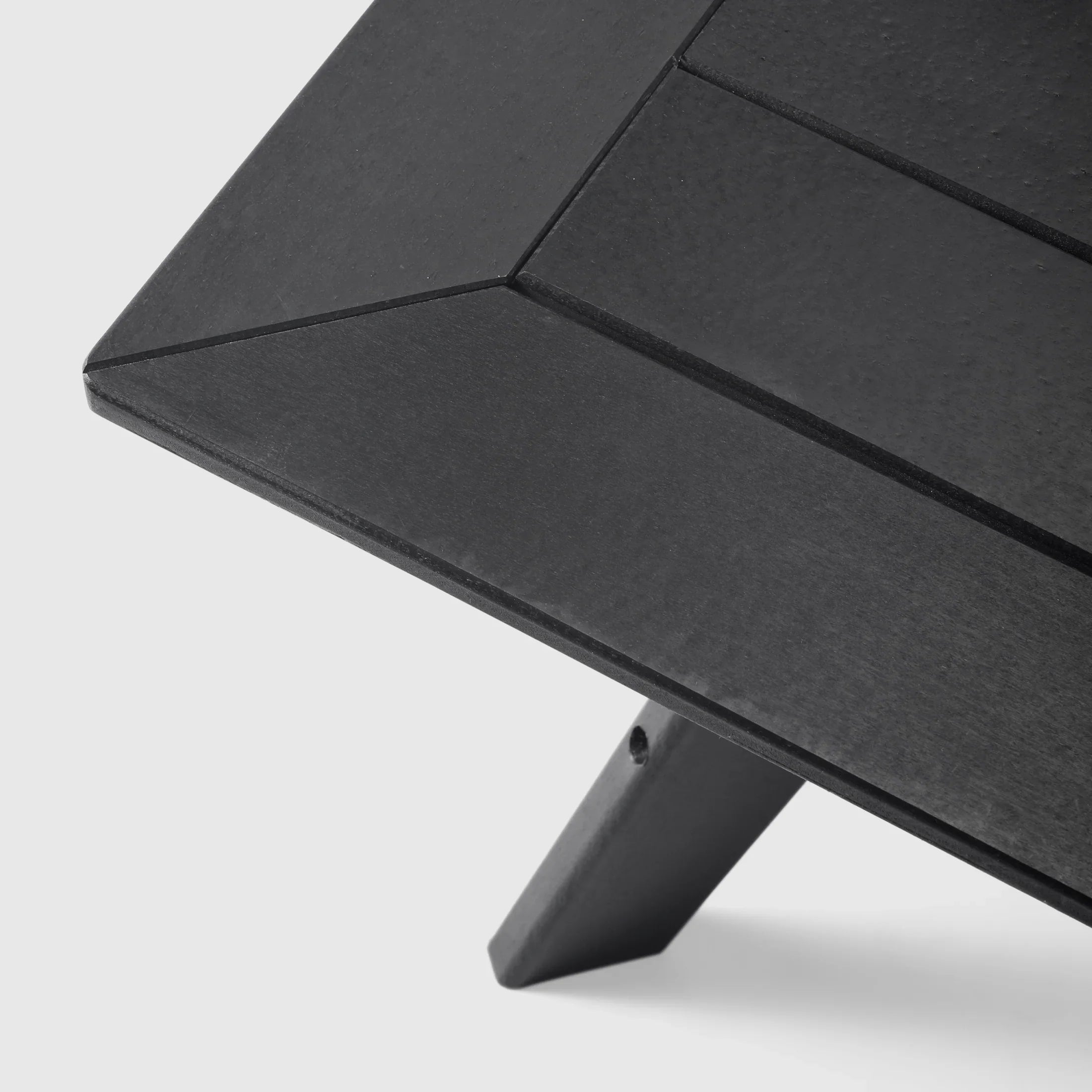 Portsmouth Modern Low Outdoor Patio Square HDPE Coffee Table