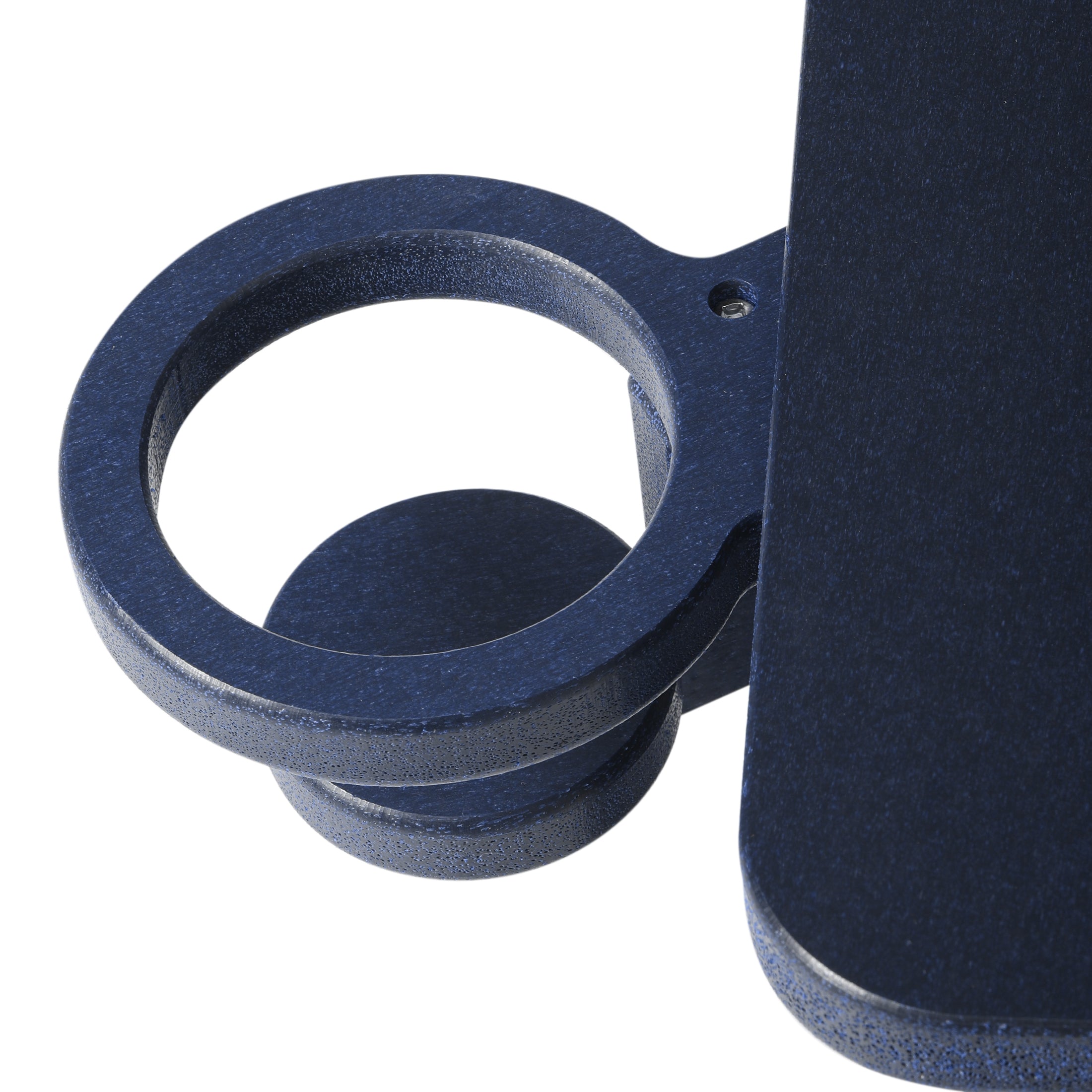 Lakeview 3-Piece Outdoor Patio HDPE Adirondack Chair With Cup Holder and Table Set