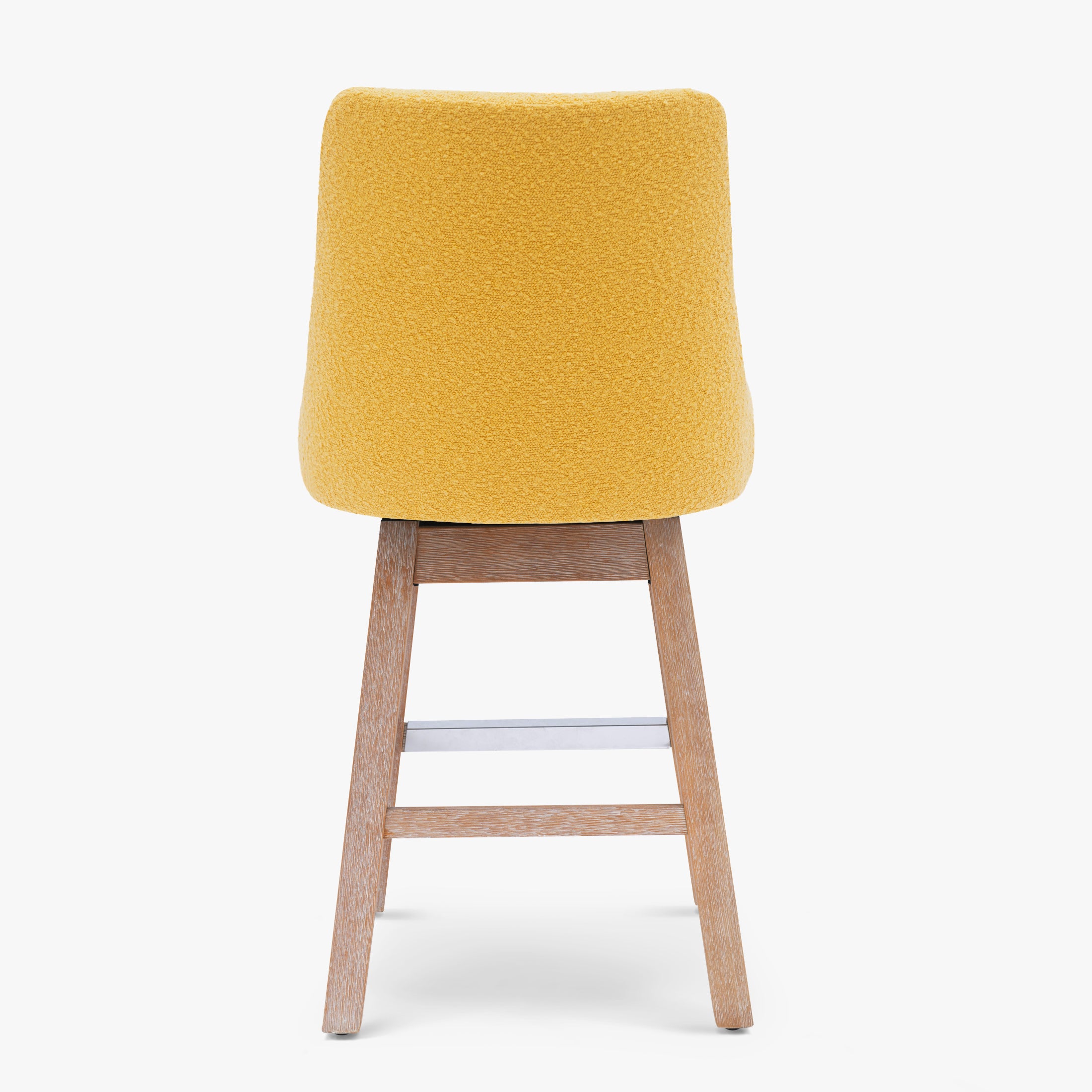 Amélie 26" Upholstered Swivel Counter Height Bar Stool