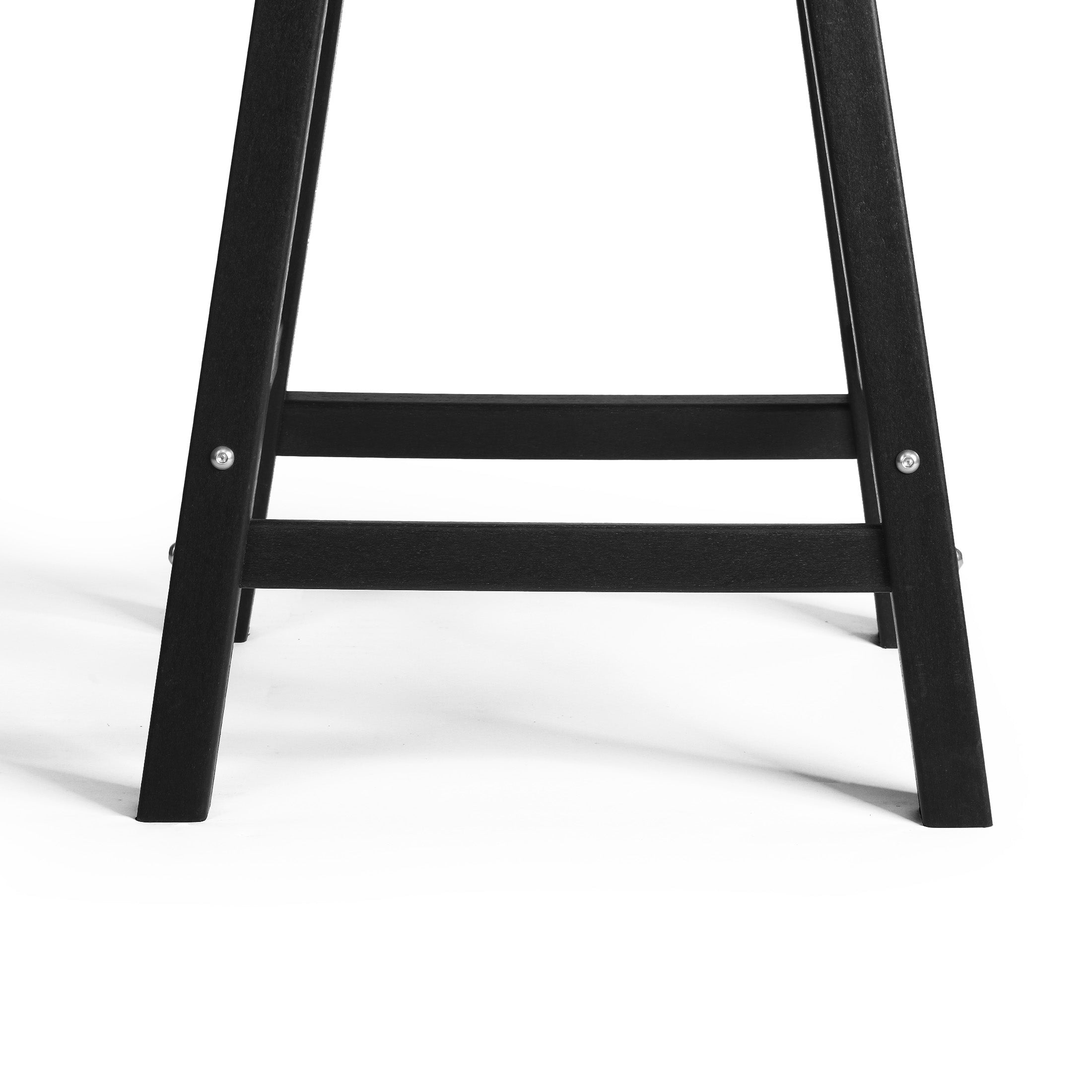 Paradise 24" HDPE Outdoor Patio Counter Height Bar Stools (Set of 2)