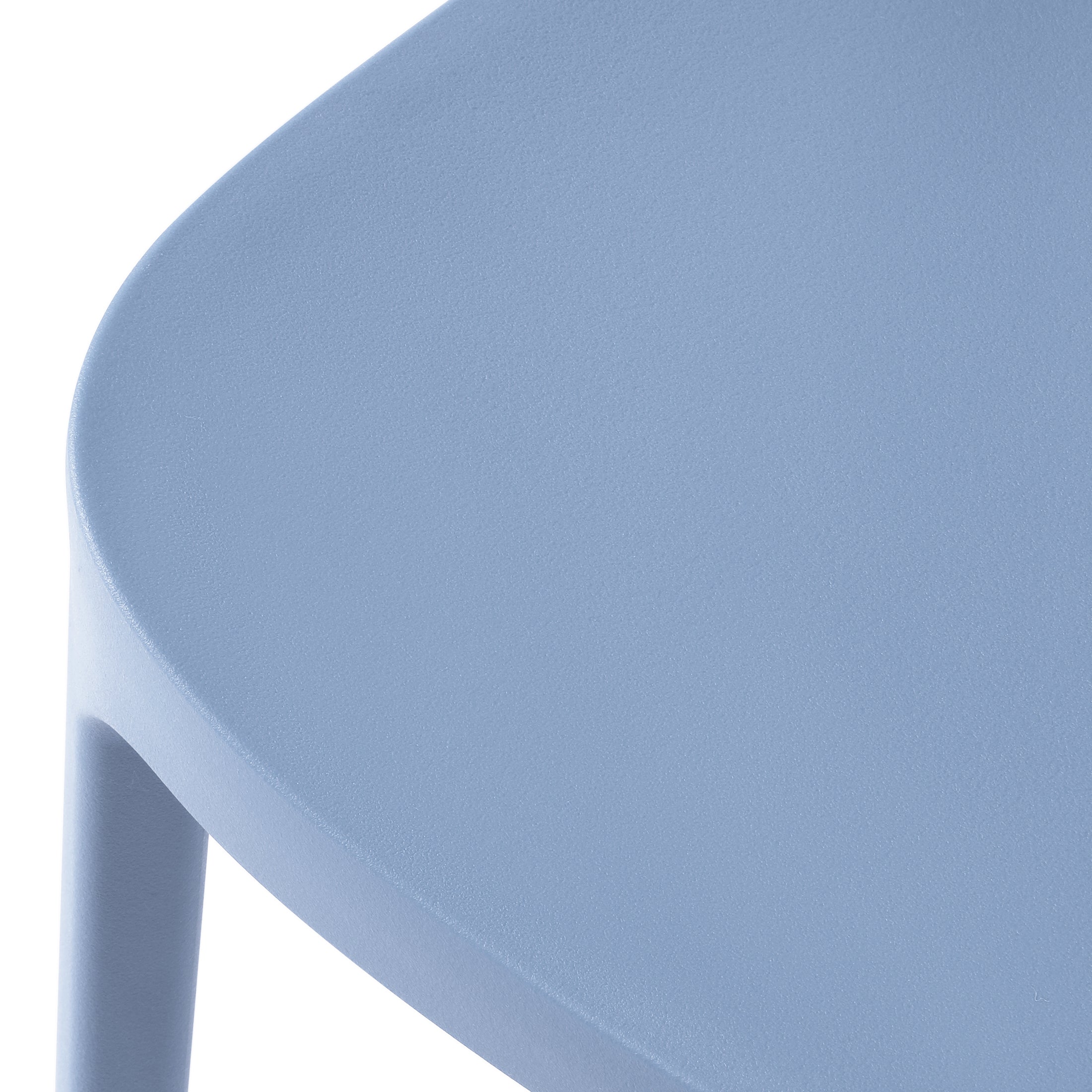 Sunshine Outdoor Modern Stackable Plastic Patio Dining Chairs (Set of 2)