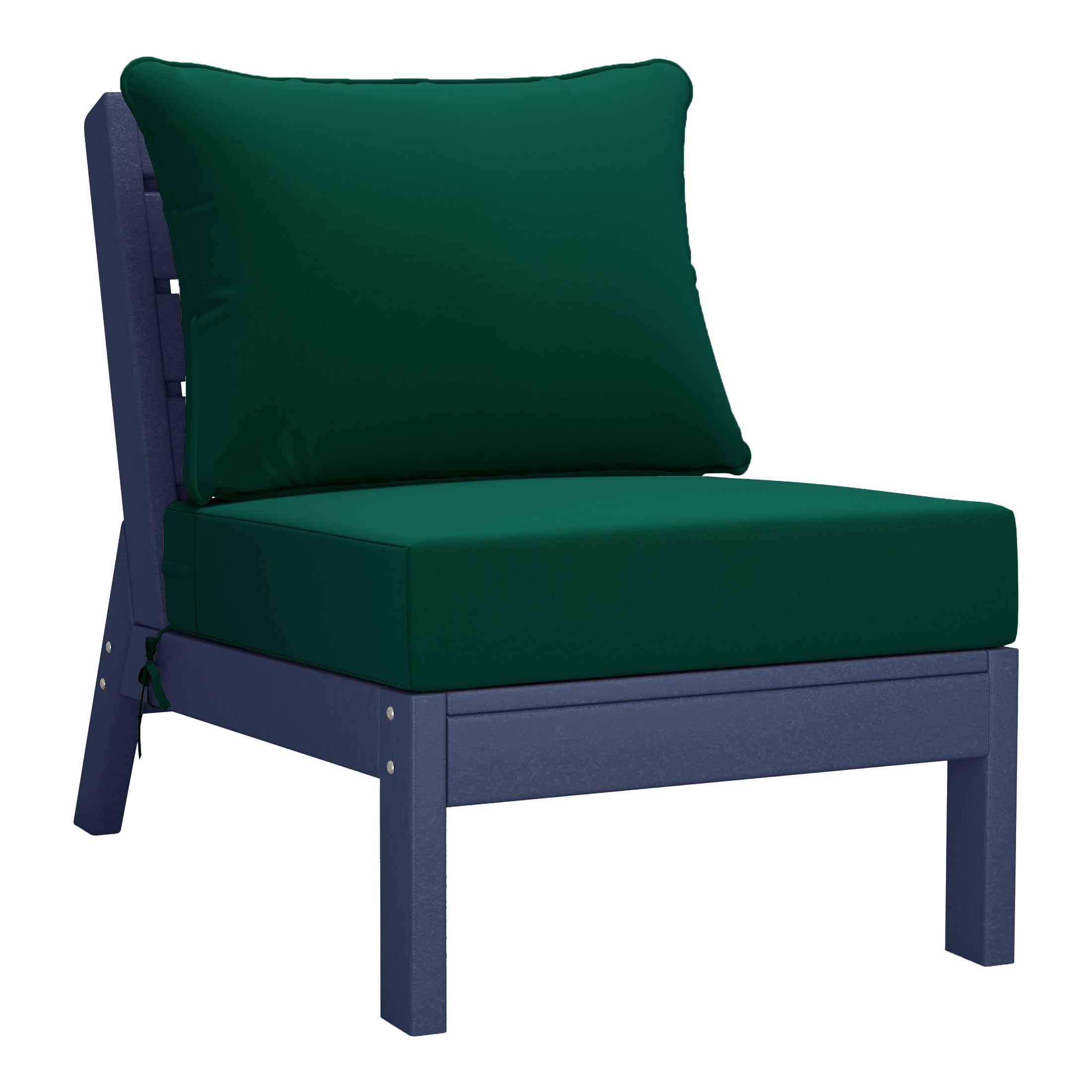 Portsmouth Outdoor Patio HDPE Sectional Sofa with Patio Cushions