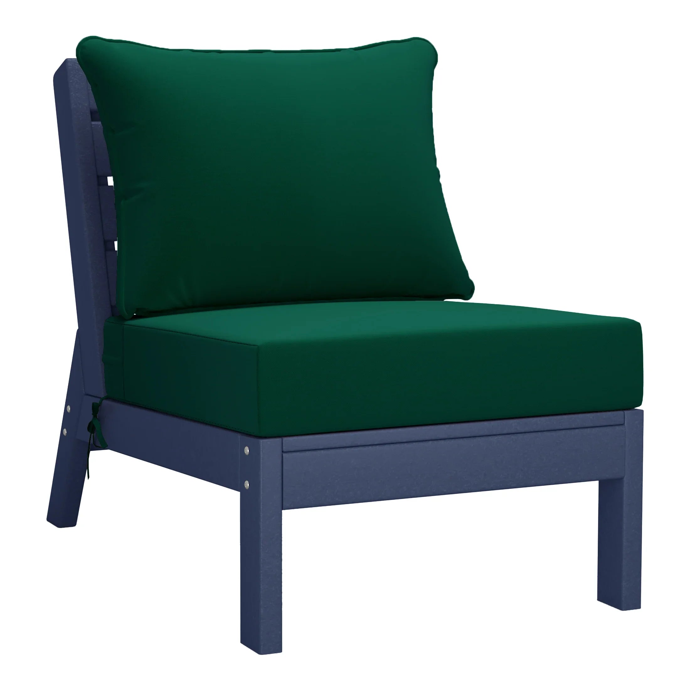 Portsmouth Outdoor Patio HDPE Sectional Sofa with Patio Cushions