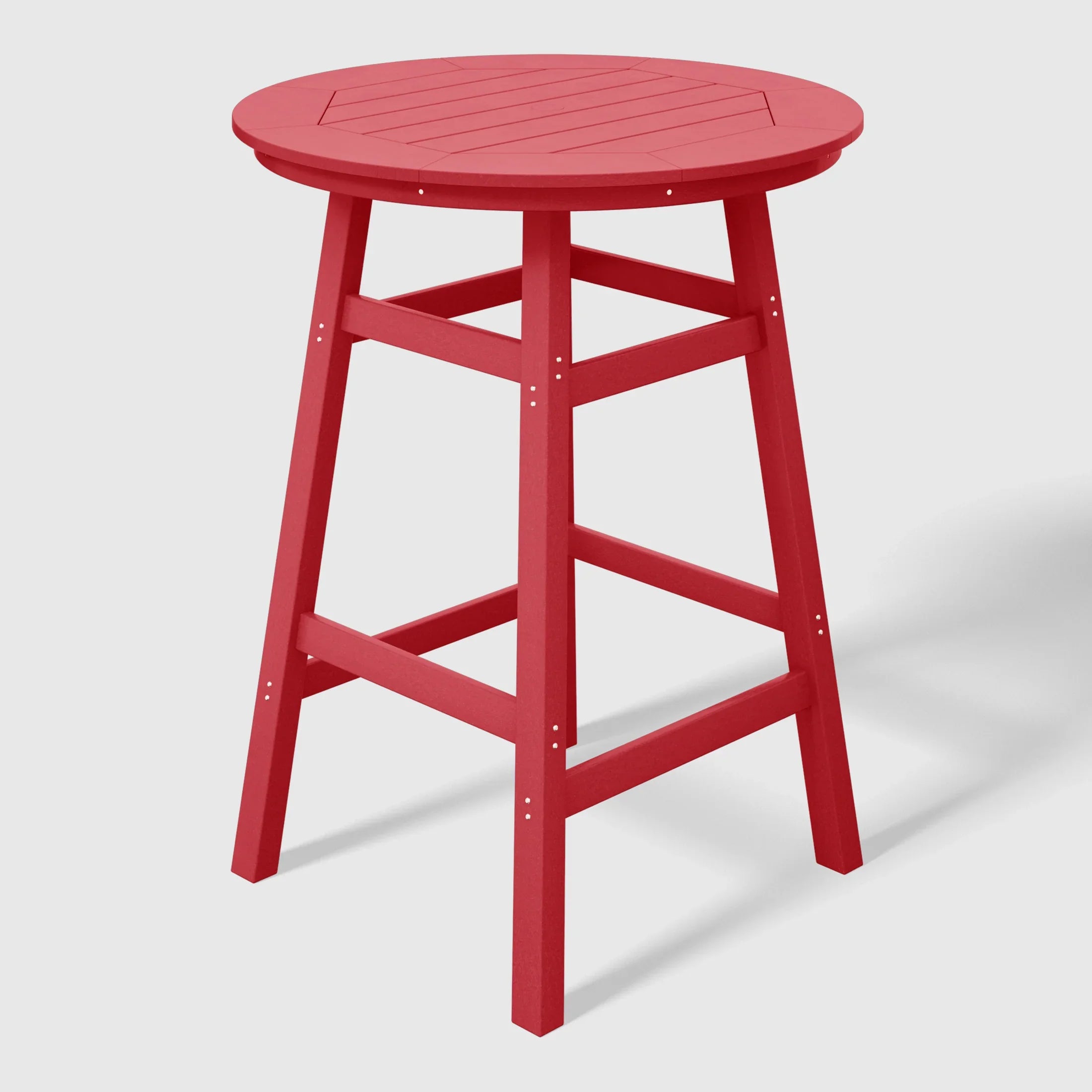 Paradise Outdoor 35" HDPE Round Patio Bar Height Table