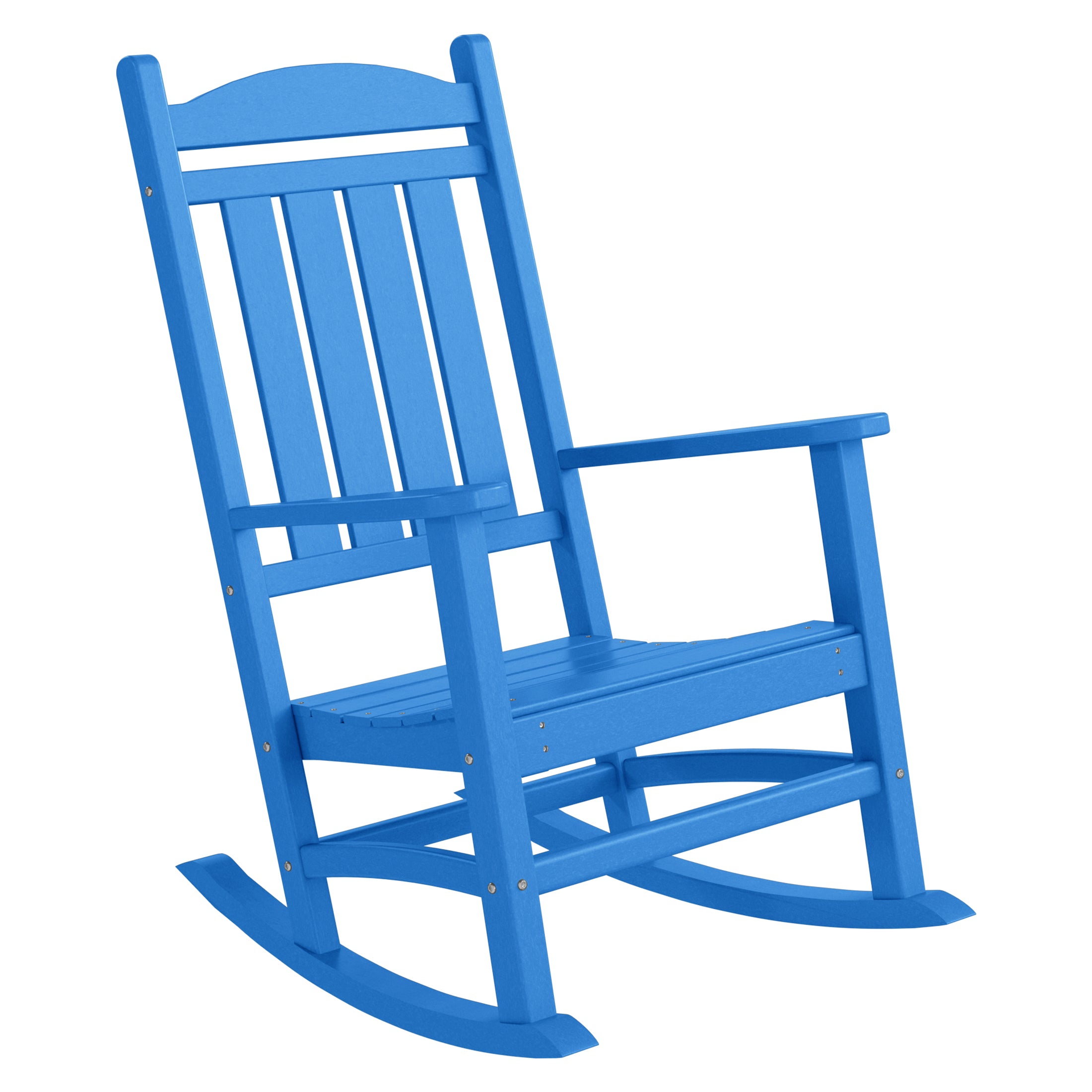 Paradise 5-Piece HDPE Outdoor Patio Furniture Couch and Rocking Chair Set
