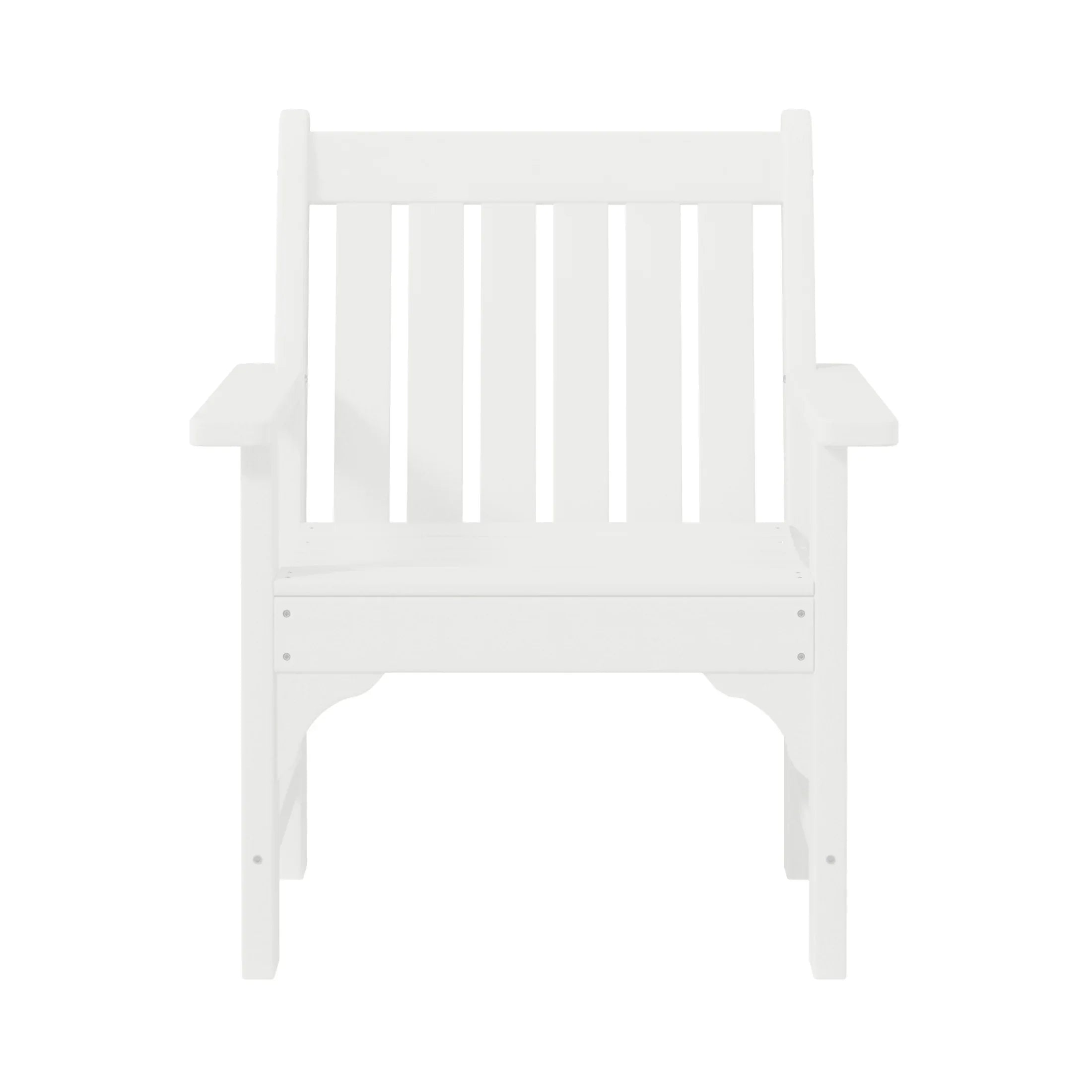 Paradise Outdoor Patio HDPE Adirondack Dining Arm Chair
