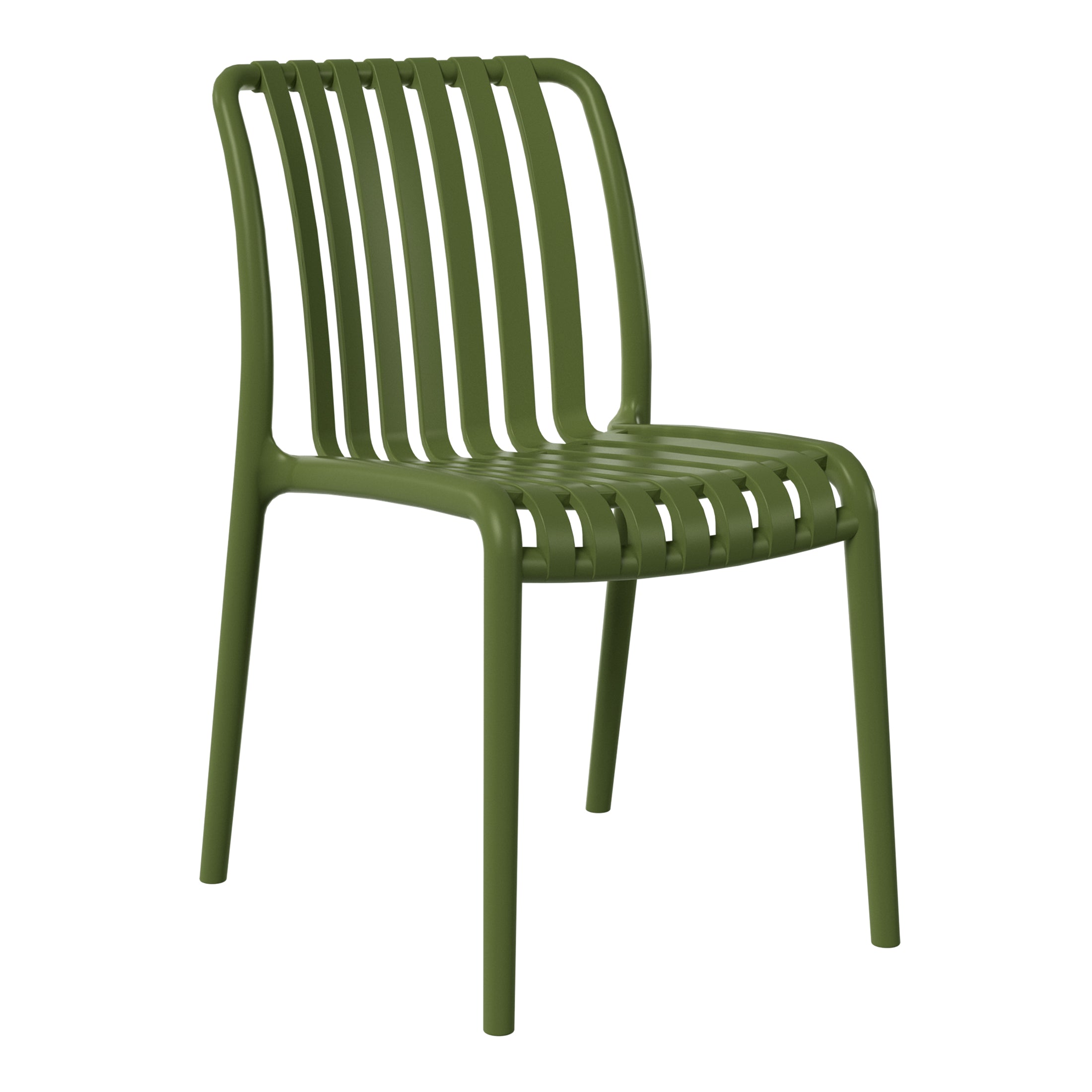Sunshine 3-Piece Outdoor Patio Bistro Balcony Furniture Set With Stackable Chairs