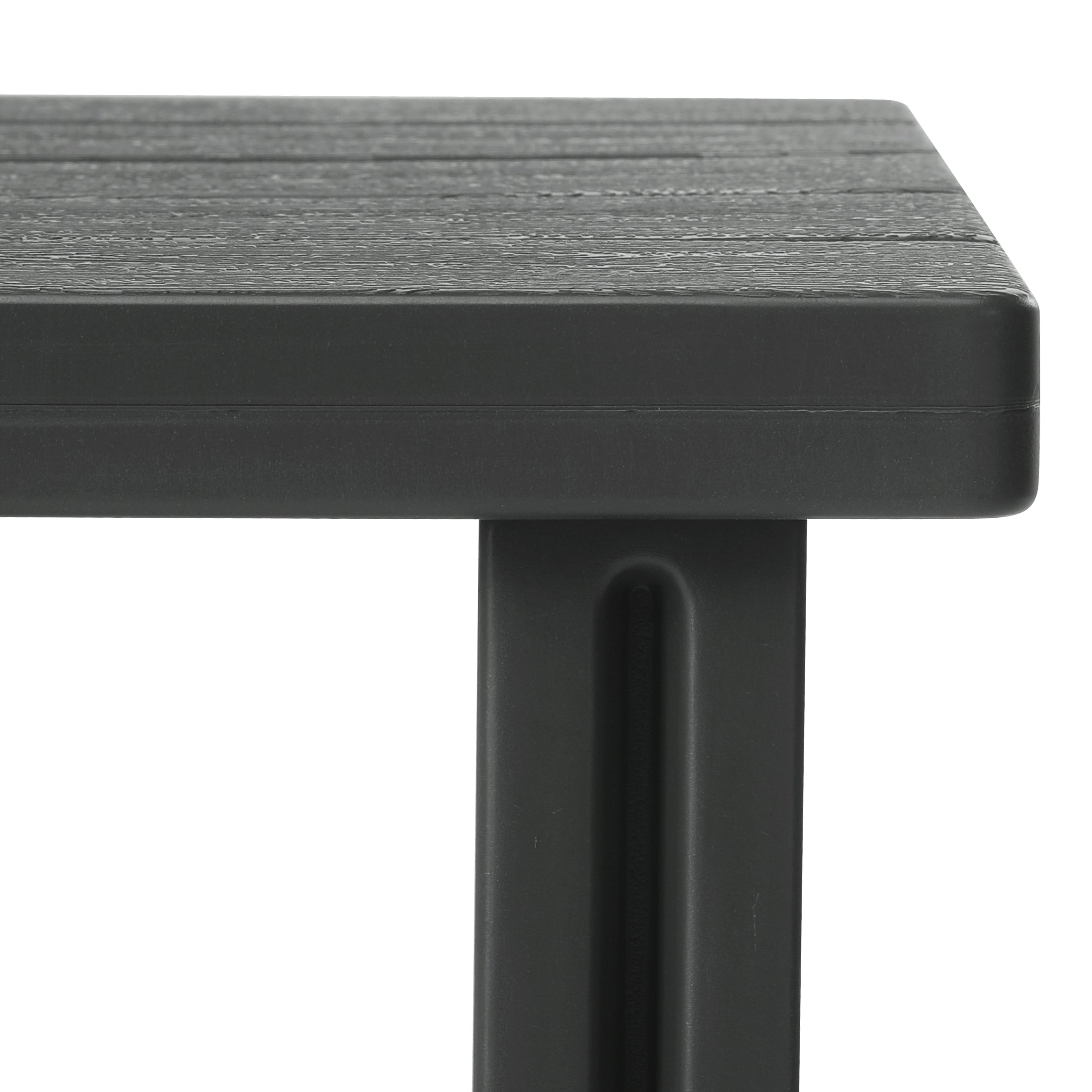 Cayman Outdoor 18" HDPE Square Adirondack Patio Side Table