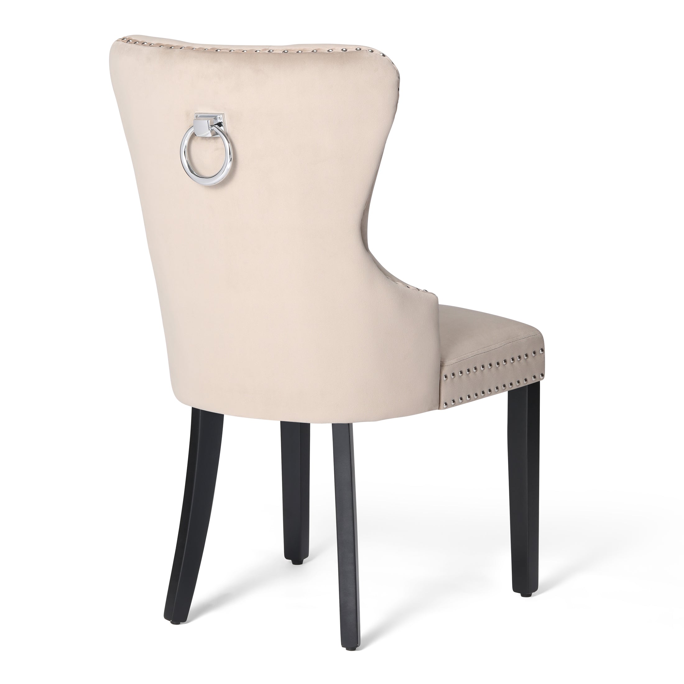 Hank Velvet Upholstered Tufted Dining Chairs (Set of 6)