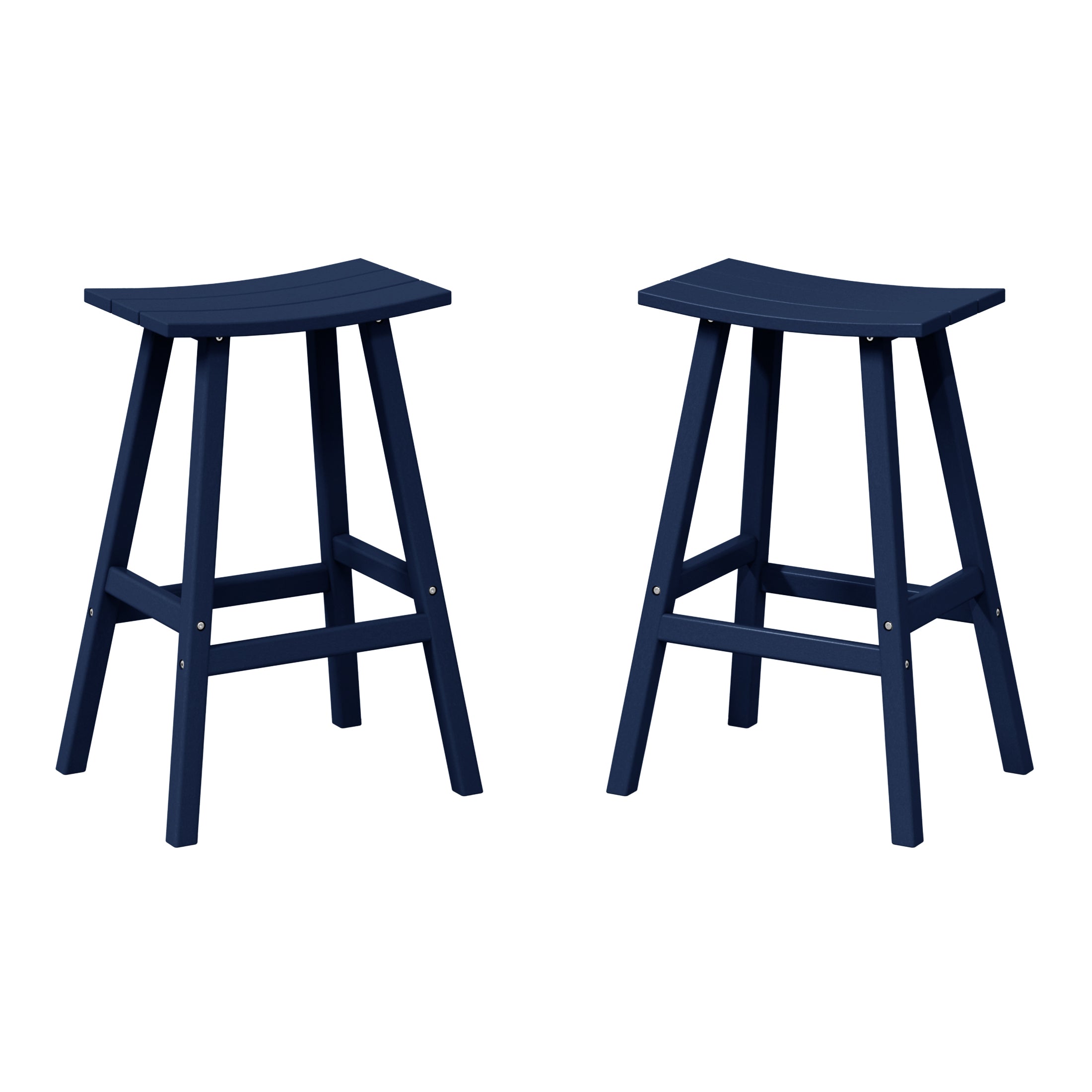 Paradise 2 piece set of 29" height Outdoor / Patio Saddle bar stools