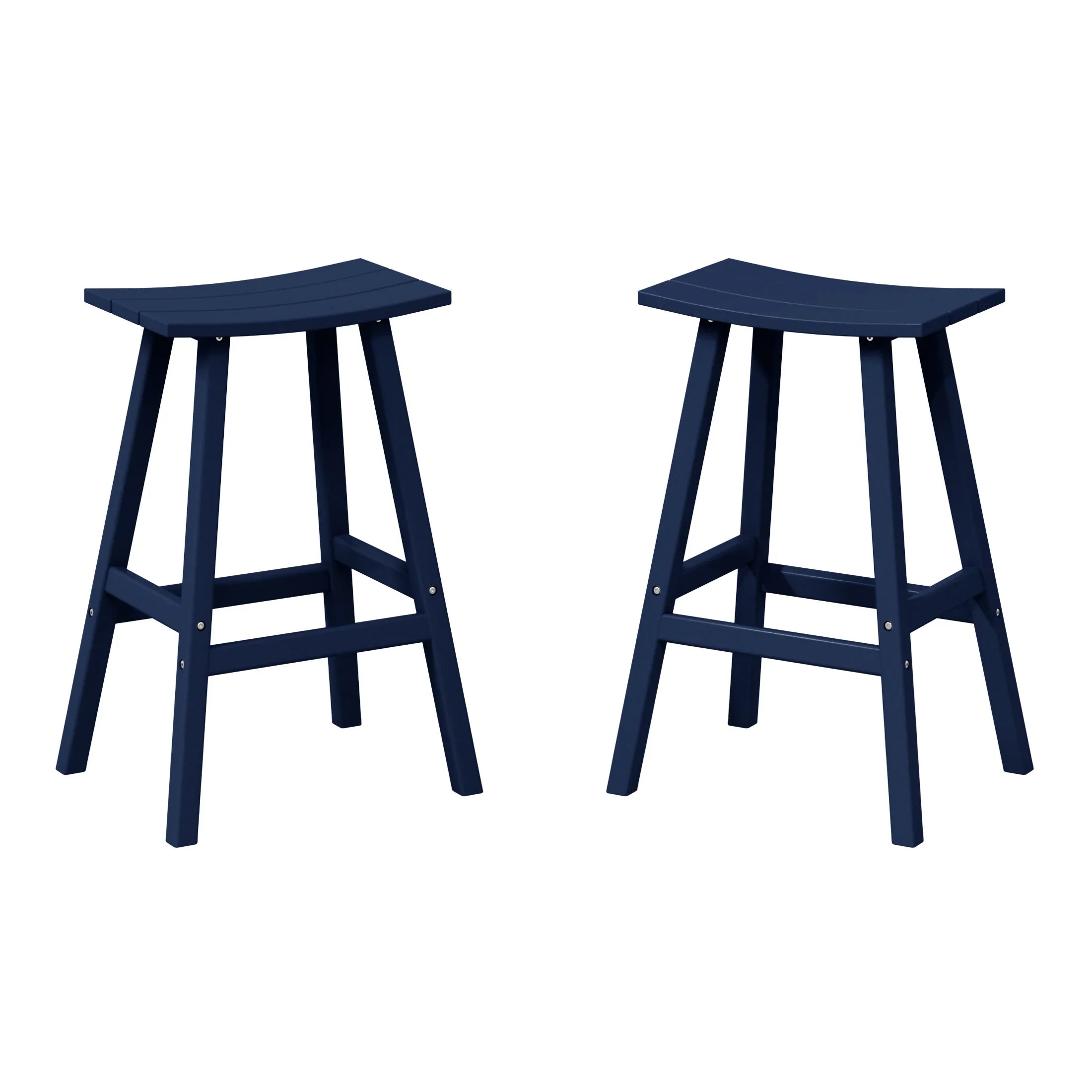Paradise 2 piece set of 29" height Outdoor / Patio Saddle bar stools