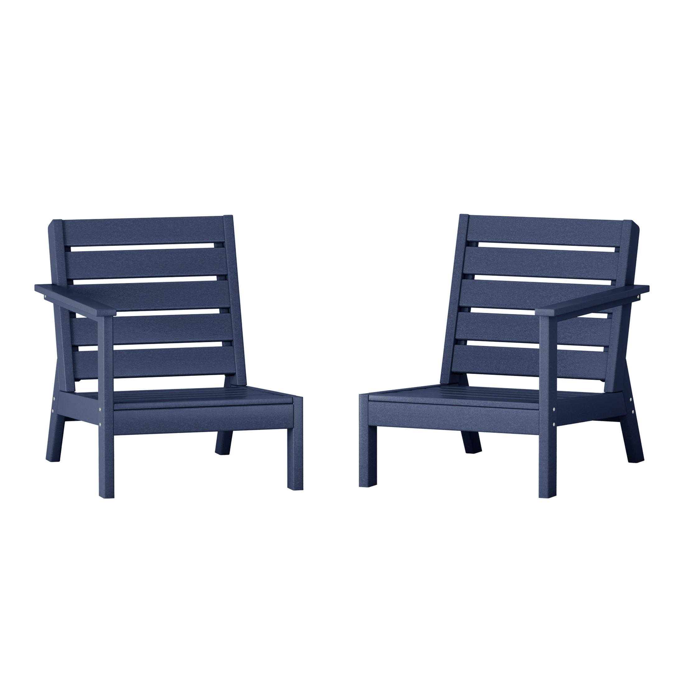 Portsmouth Outdoor Patio HDPE Deep Seating Sectional Loveseat