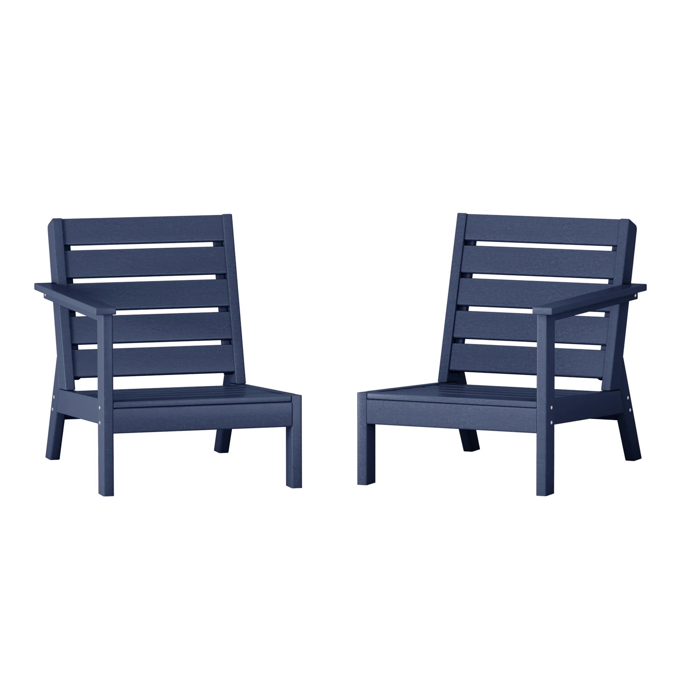 Portsmouth Outdoor Patio HDPE Deep Seating Sectional Loveseat