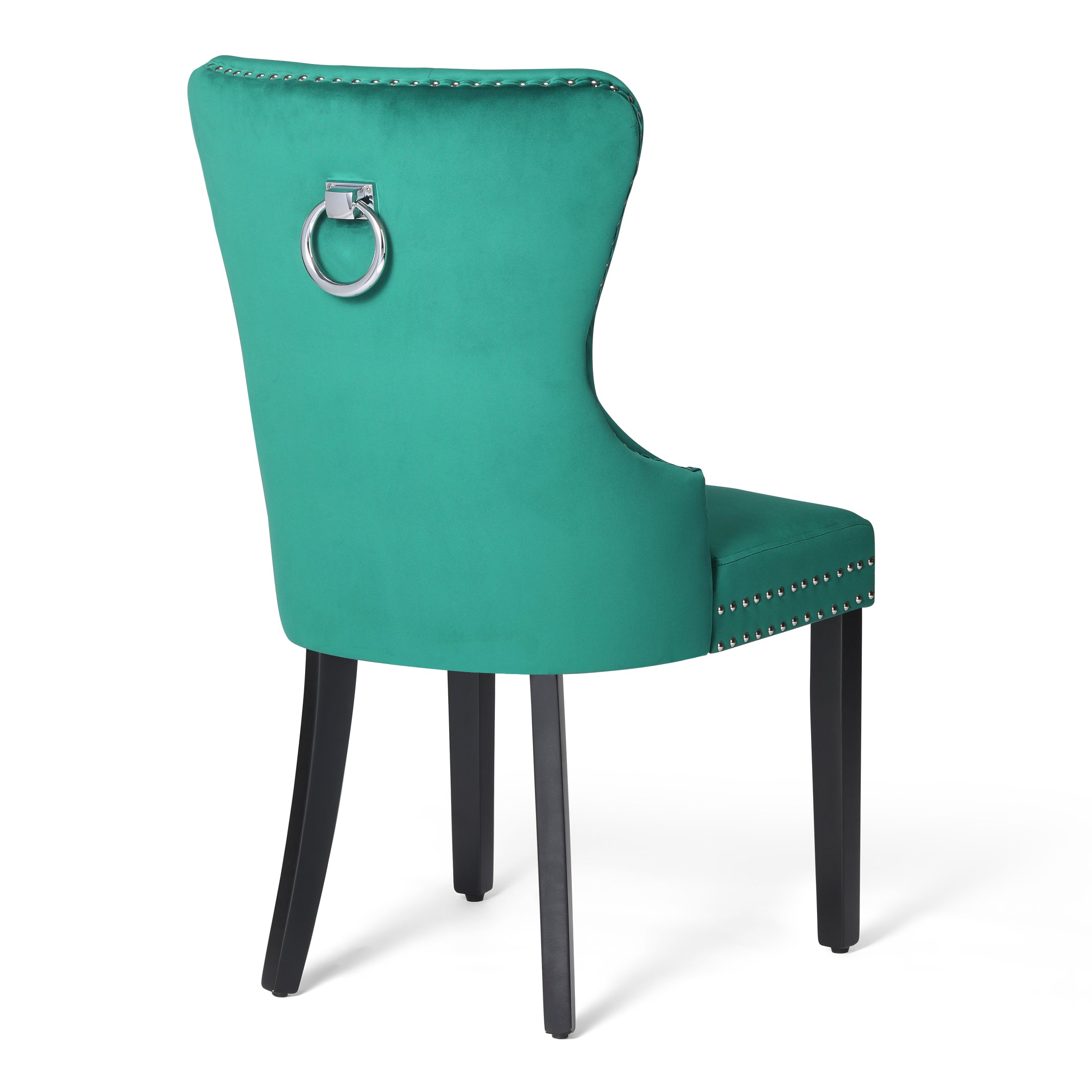 Hank Velvet Upholstered Tufted Dining Chairs (Set of 6)