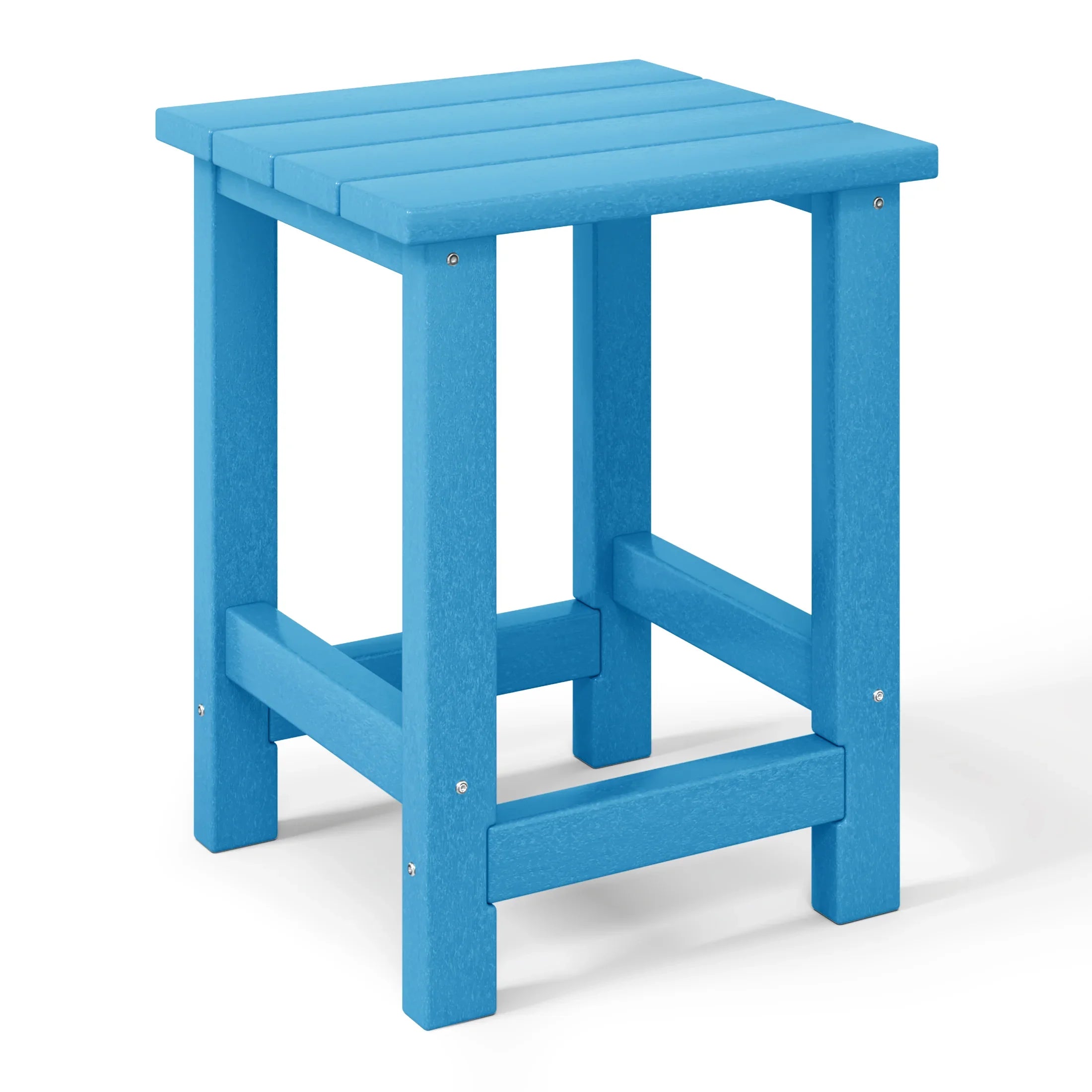 Paradise Kids Outdoor Patio Furniture HDPE Adirondack Square Side Table