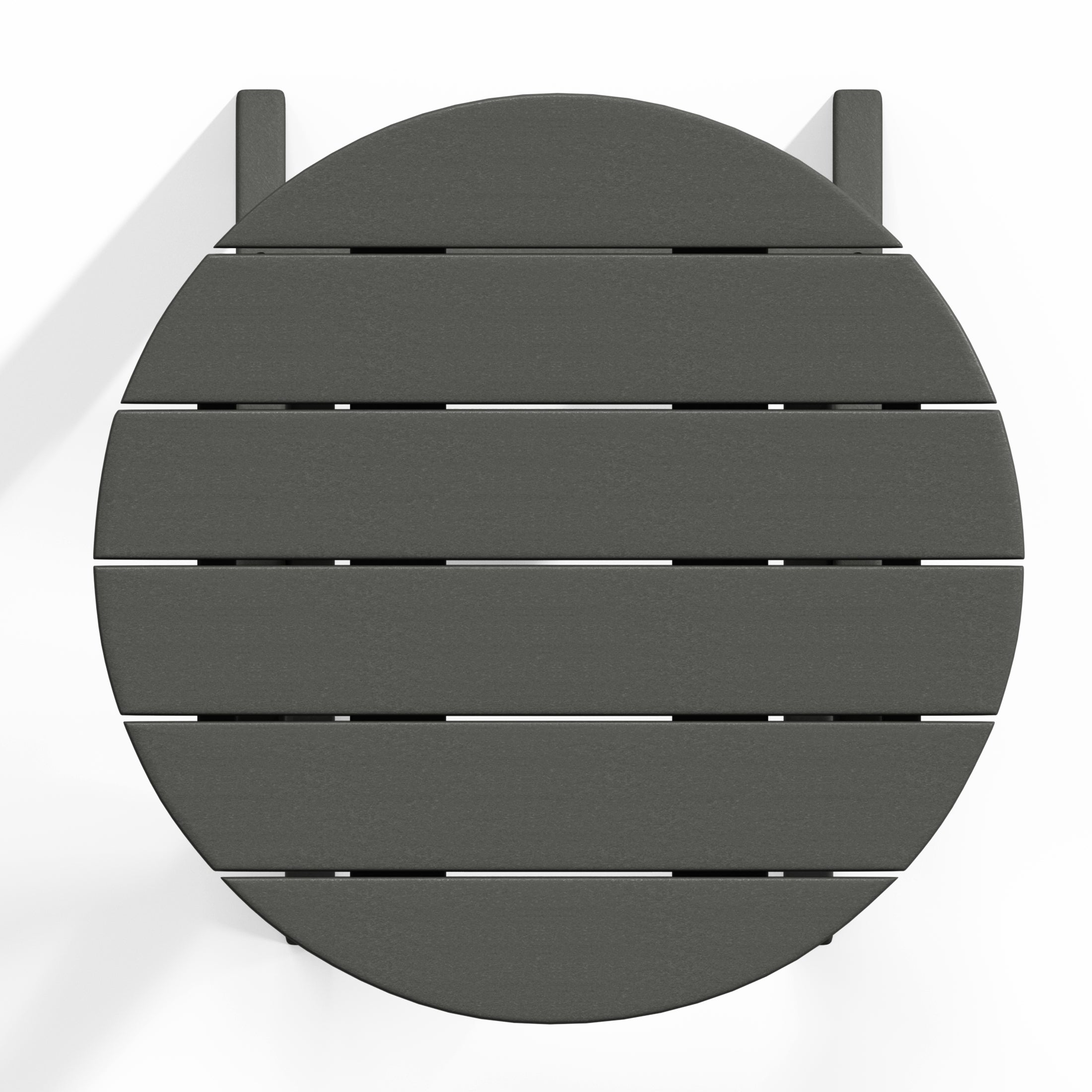 Paradise HDPE Outdoor 24.5 Inch Round Portable Folding Patio Dining Table