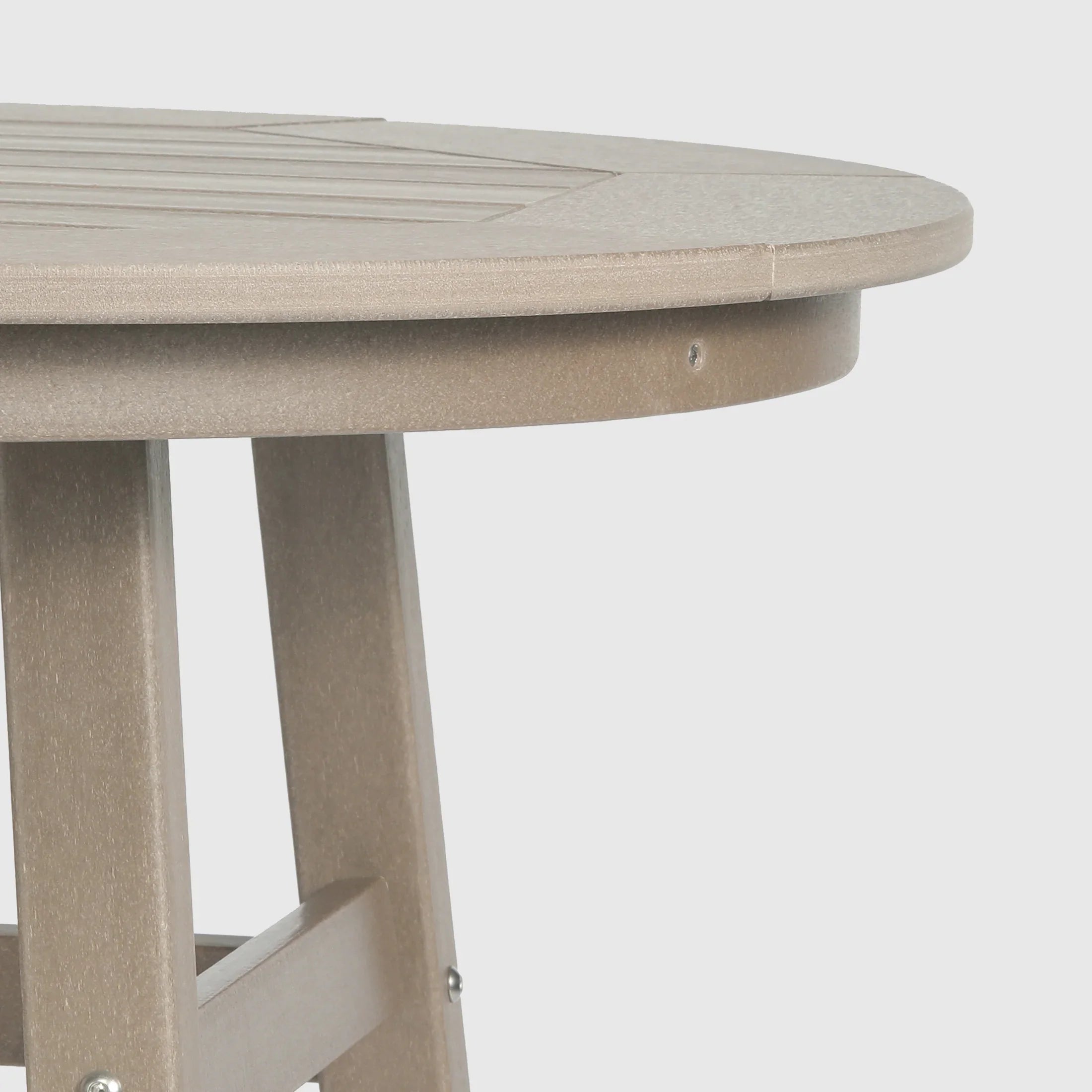 Paradise Outdoor 35" HDPE Round Patio Bar Height Table
