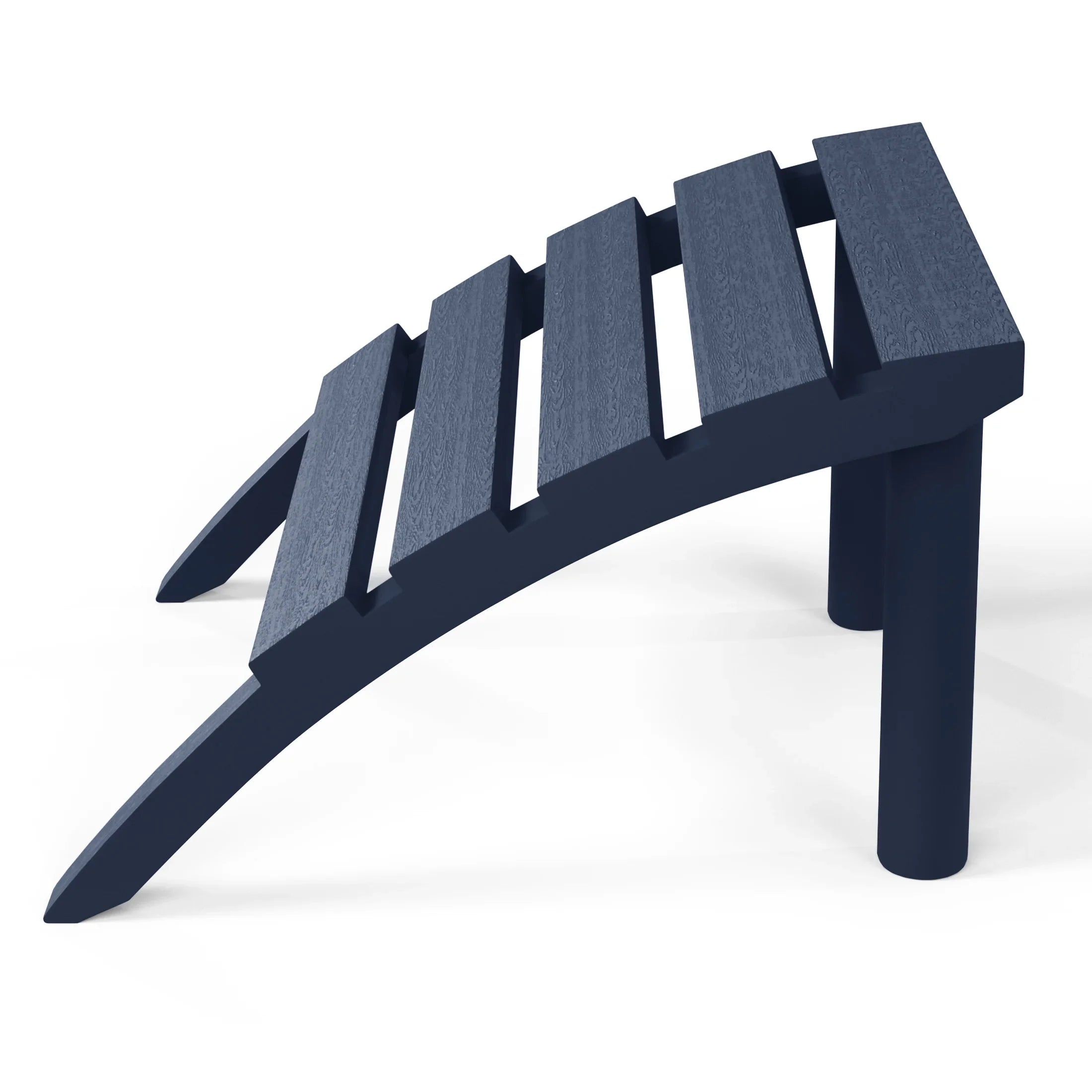 Cayman Outdoor Patio HDPE Adirondack Ottoman Footrest