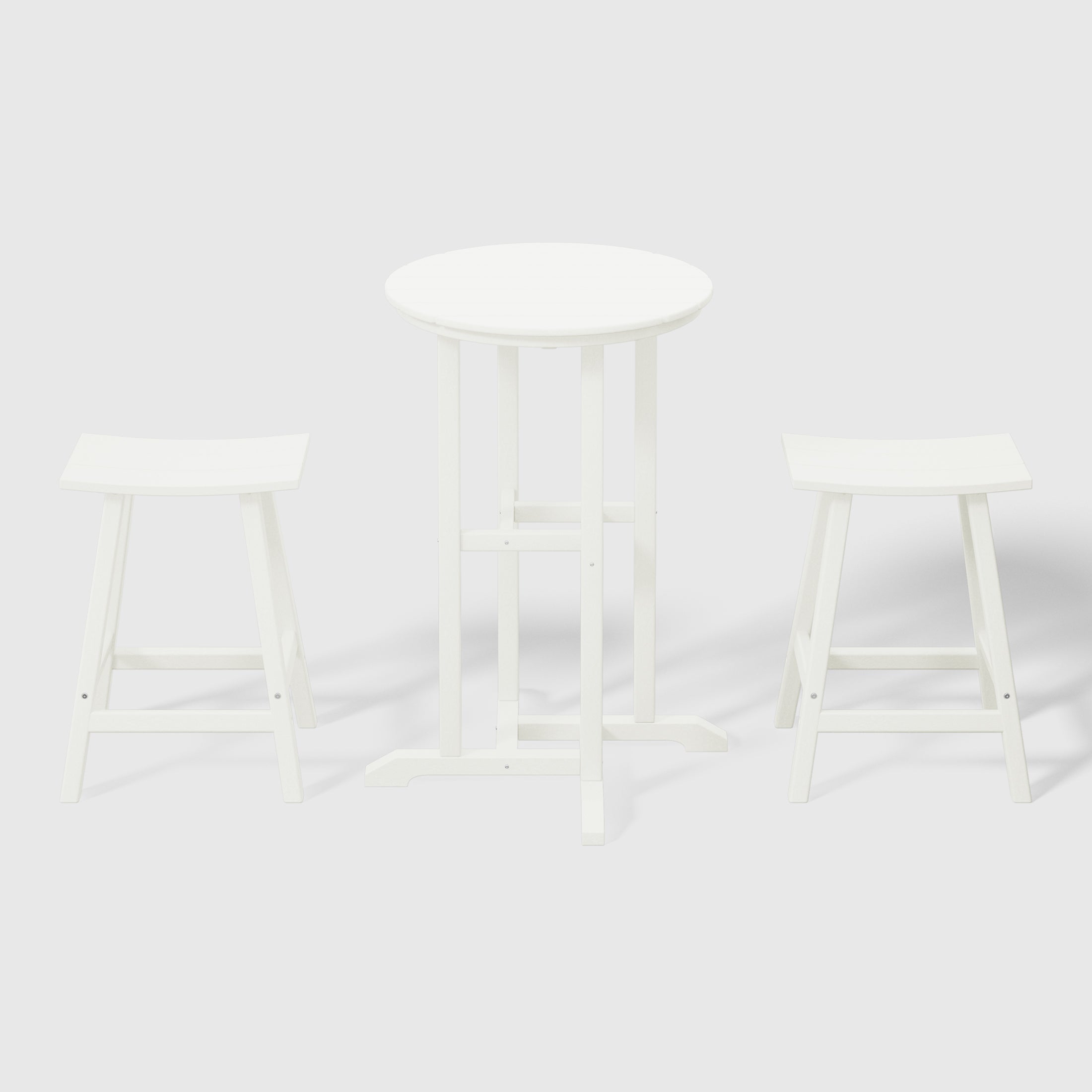 Paradise Outdoor Patio Counter Height Bar Stools Bistro Bar Table Set