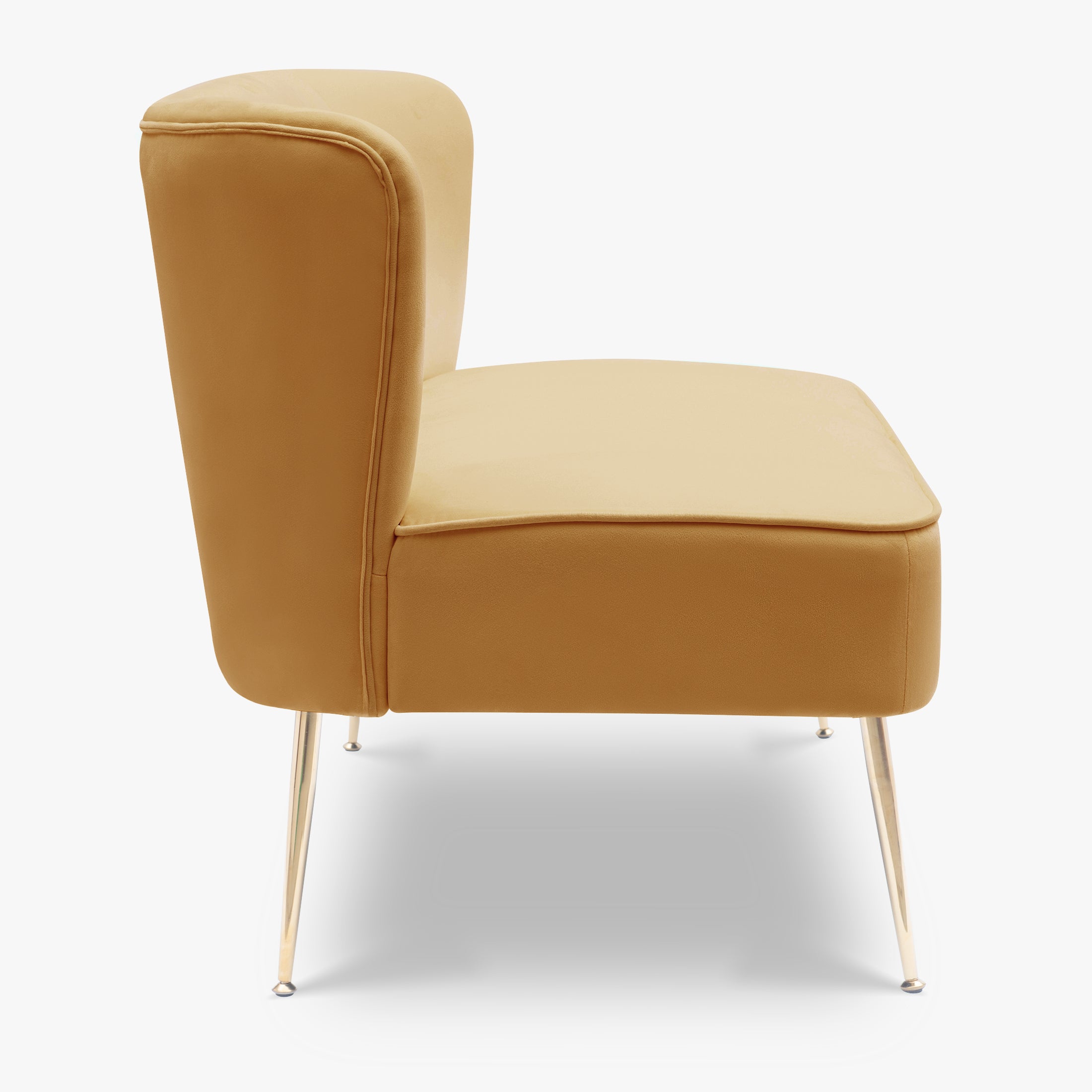 Alaia Mid Century Modern Tufted Velvet Loveseat Sofa and 25" Accent Chair 3-Piece Set