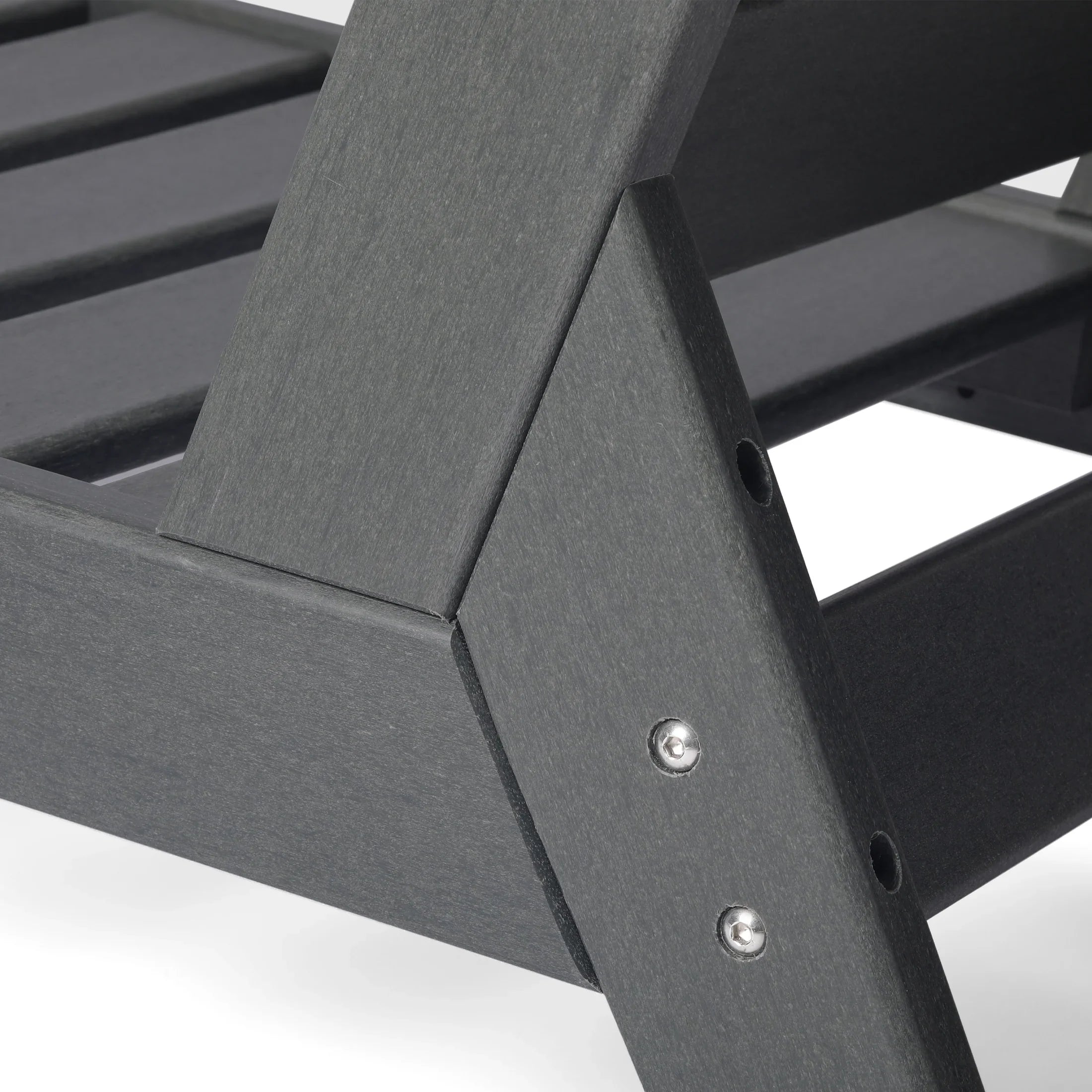 Portsmouth Outdoor Patio HDPE Left Arm Facing Deep Seating Corner Chair