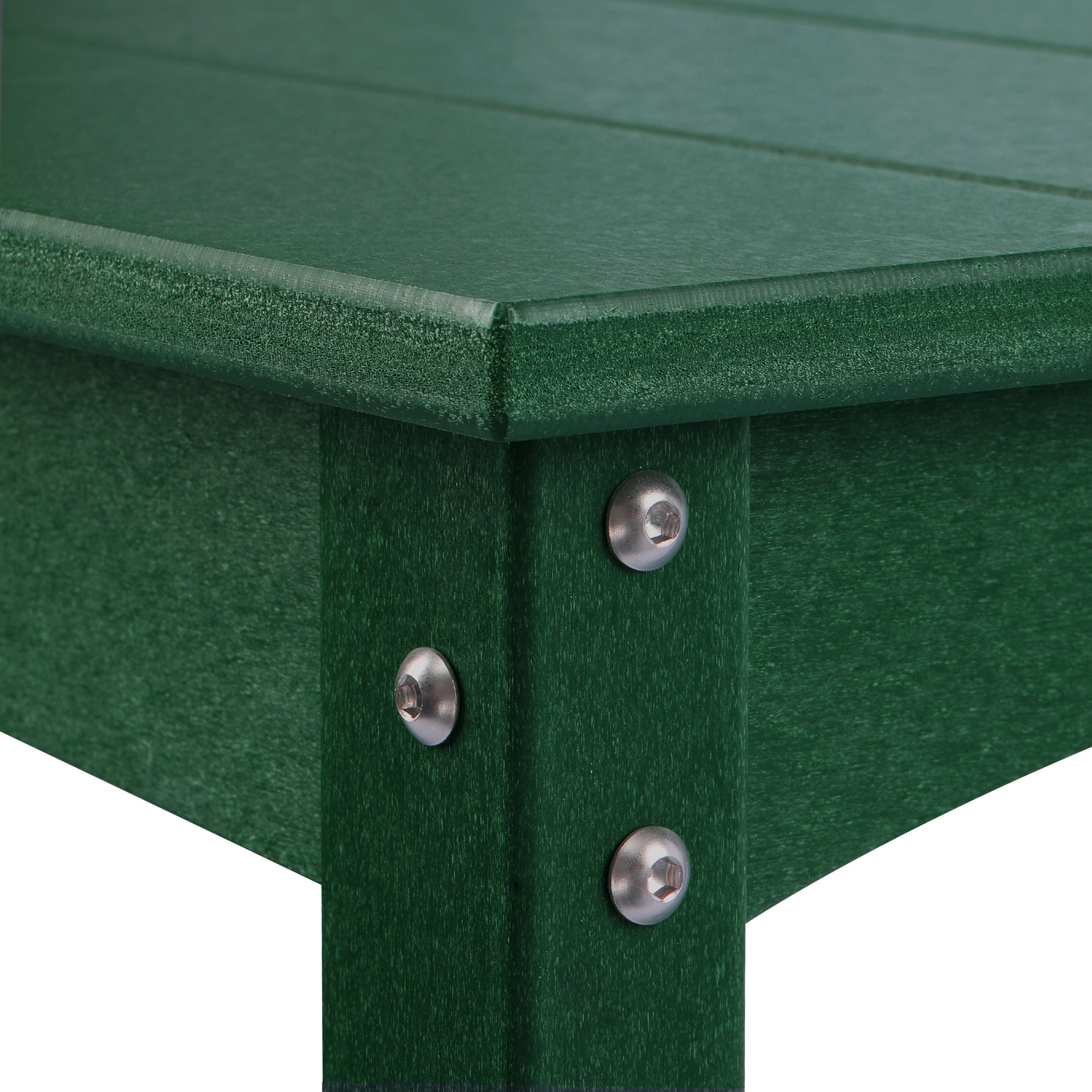 Paradise 55" Outdoor Patio HDPE Adirondack 2-Tier Shelf Console Table