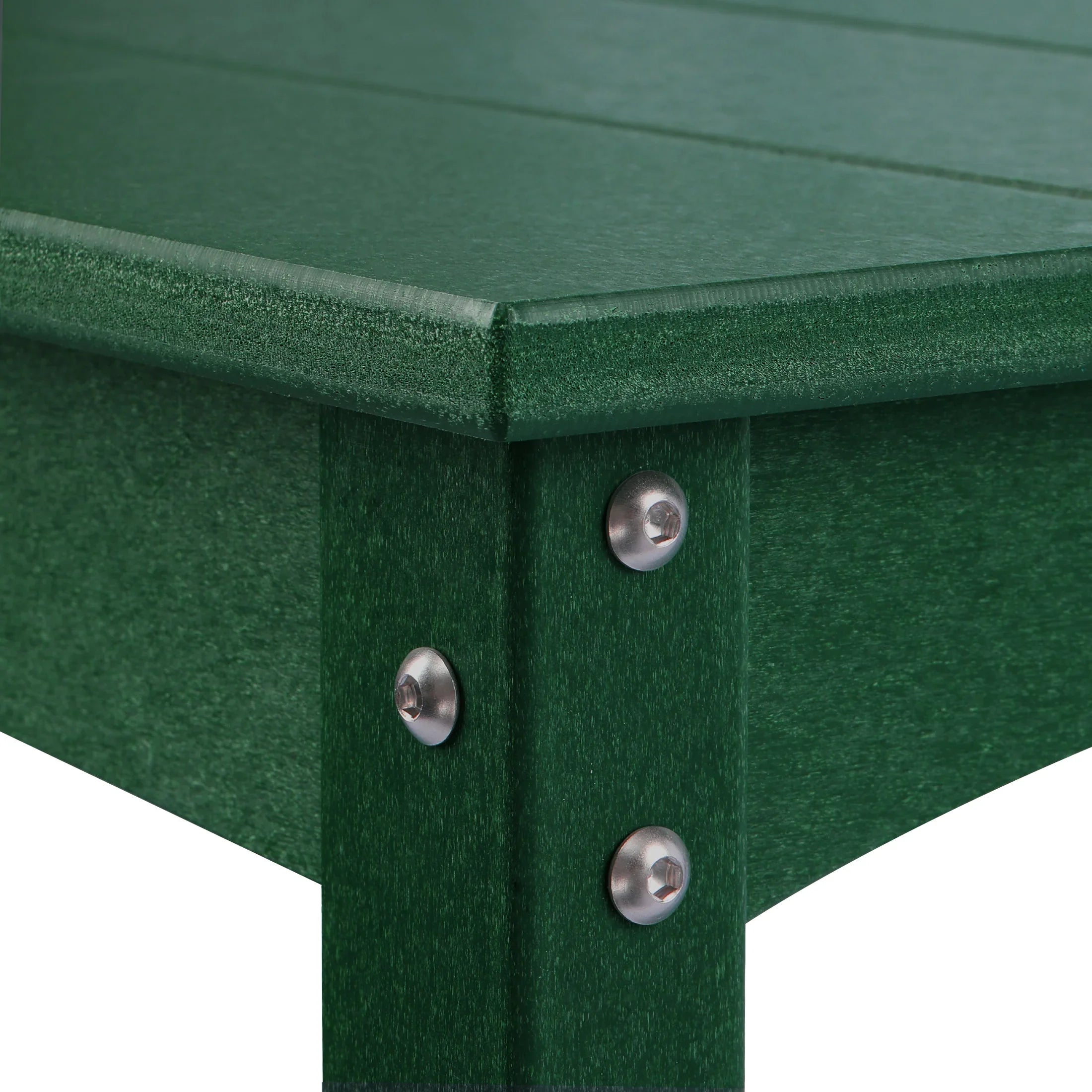 Paradise 55" Outdoor Patio HDPE Adirondack 2-Tier Shelf Console Table