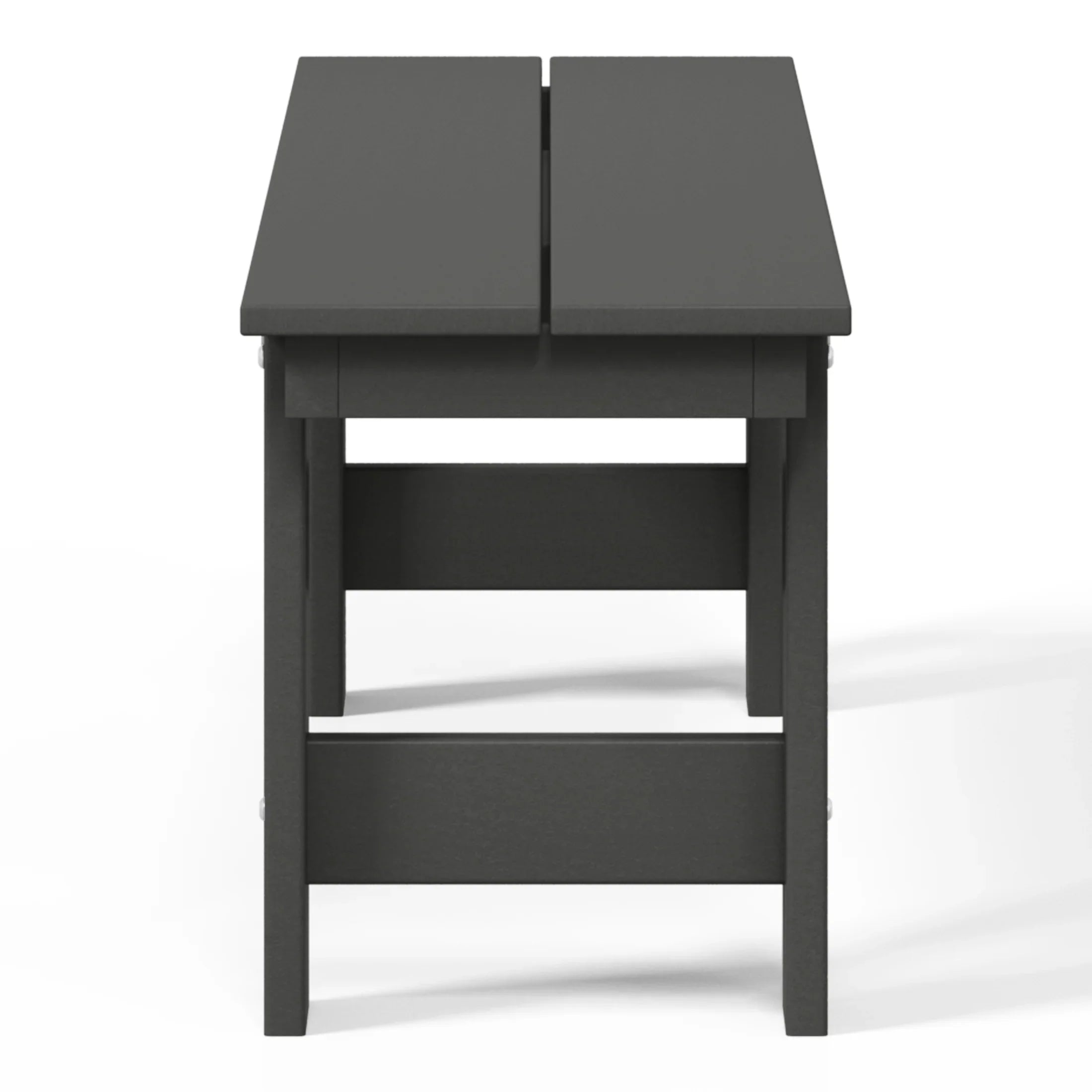 Palms Outdoor HDPE 48" Modern Backless Patio Bench
