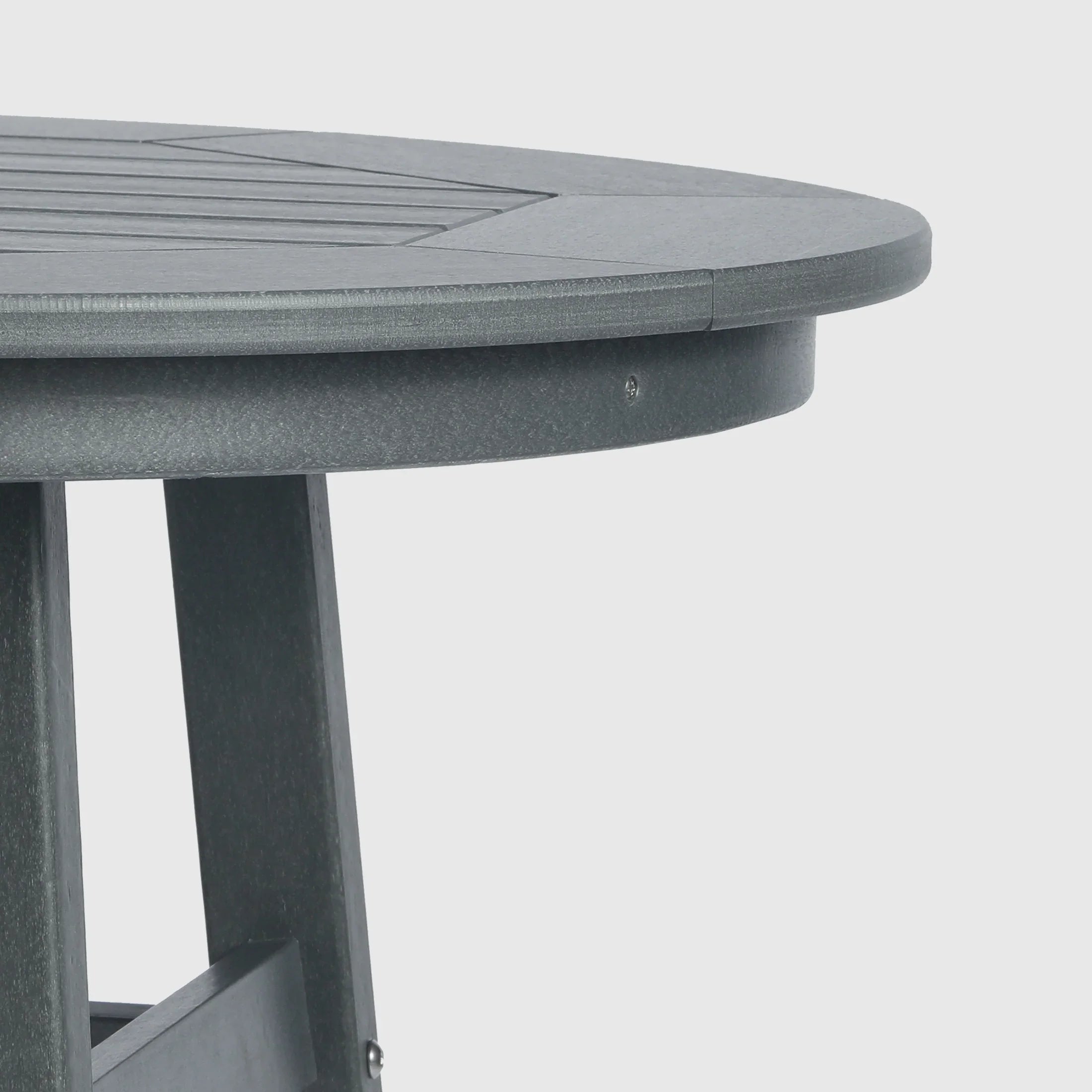 Paradise Outdoor 35" HDPE Round Patio Counter Height Bar Table