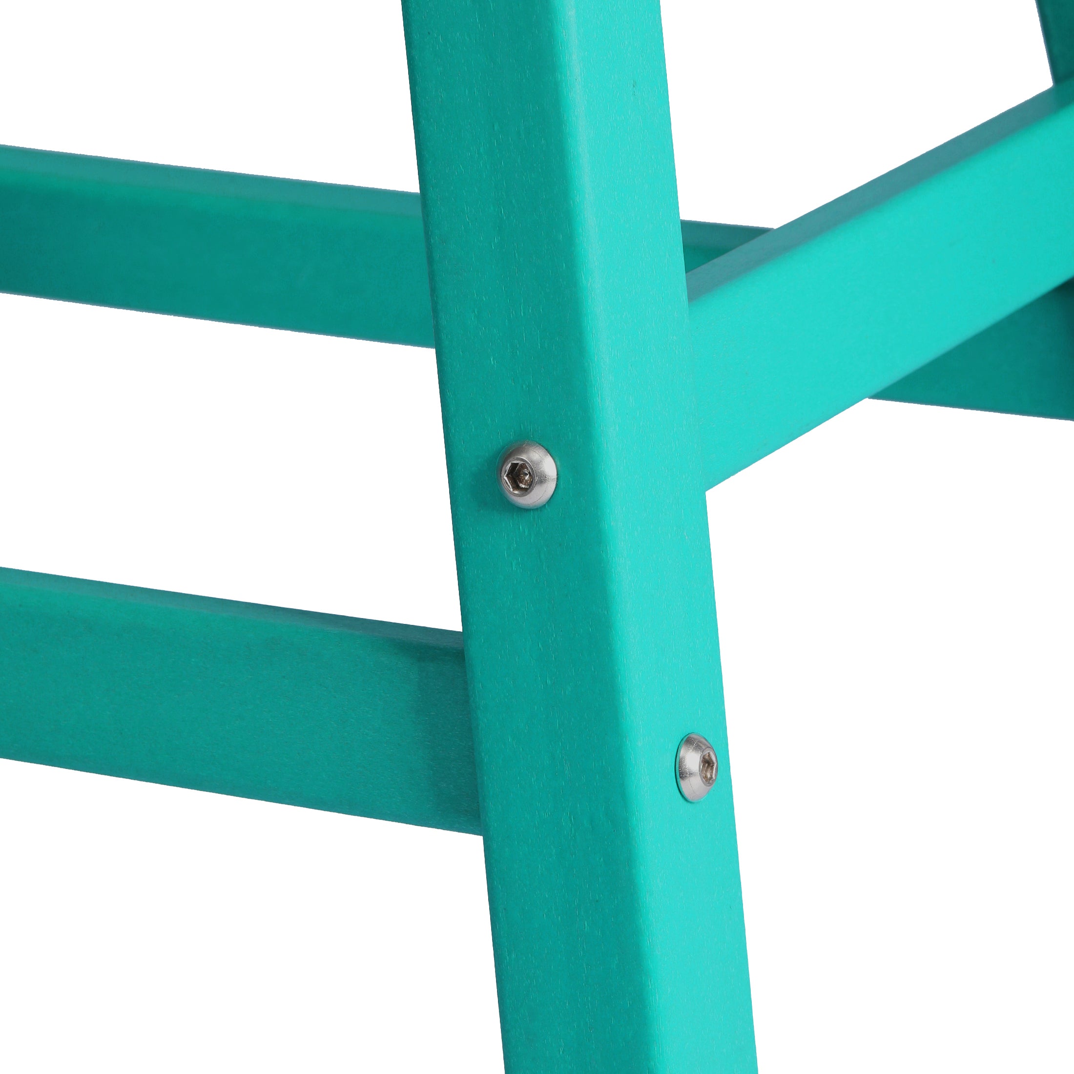 Paradise 24" HDPE Outdoor Patio Counter Height Bar Stools (Set of 2)