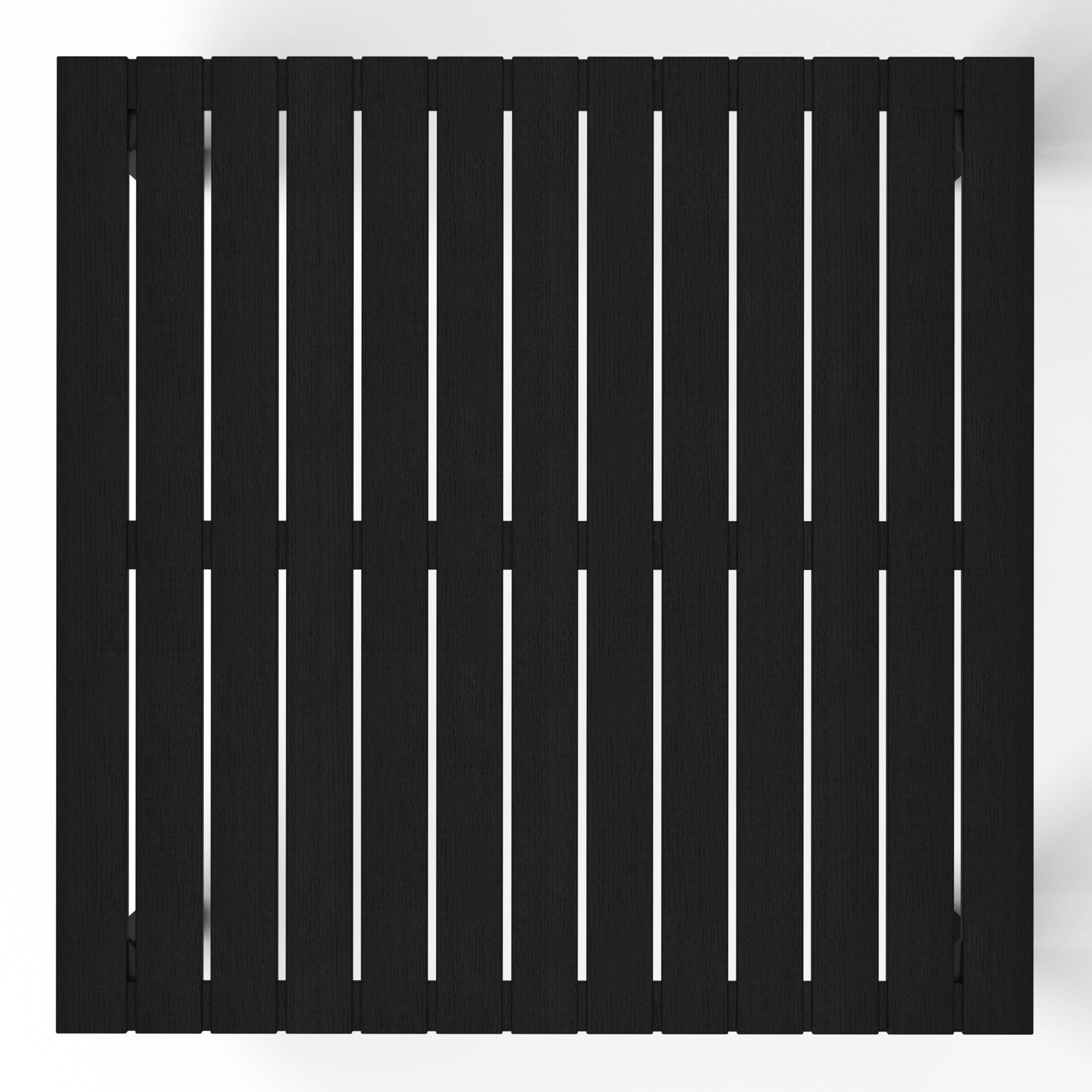 Sunshine 31.5" Iron Metal Frame Outdoor Square Patio Dining Table