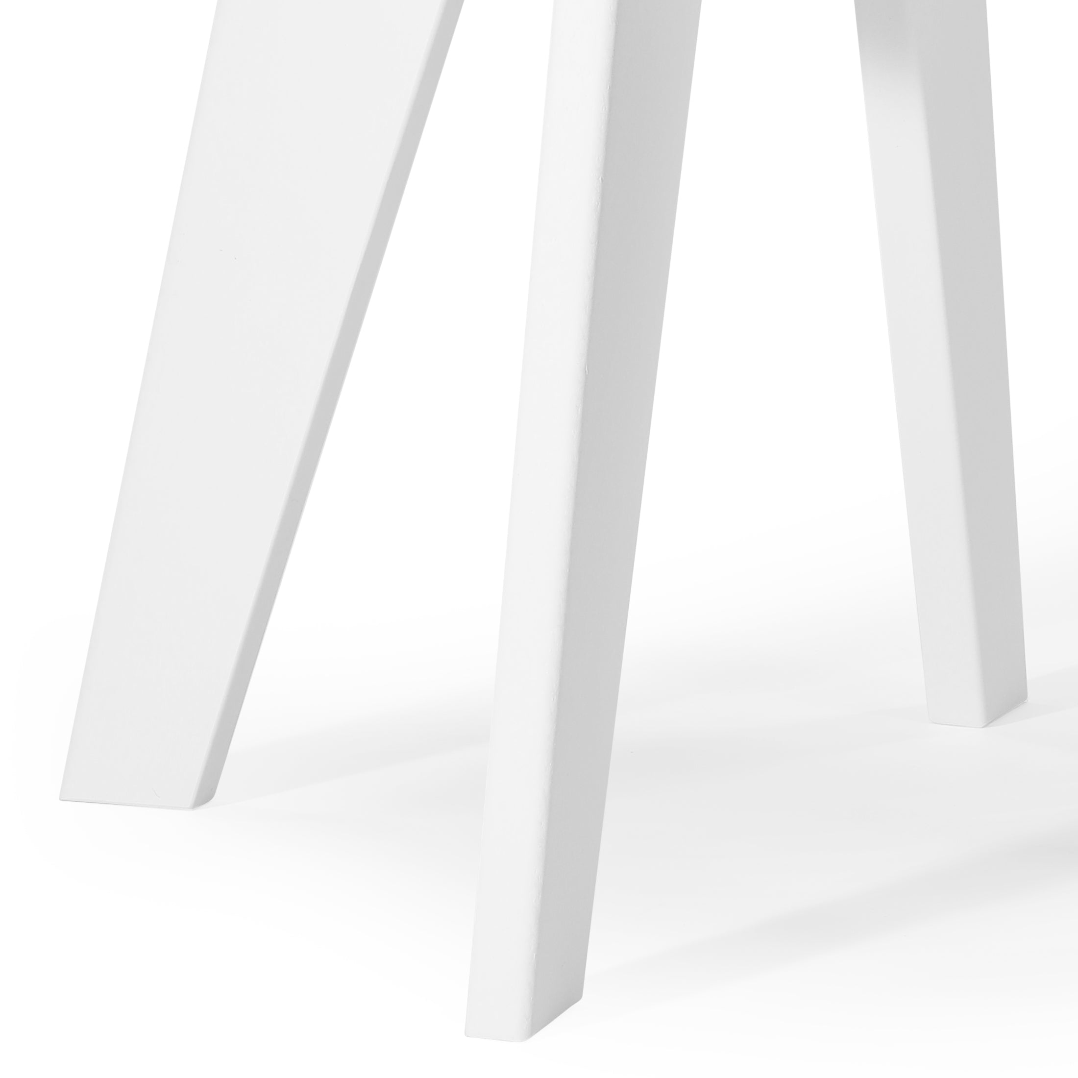 Seaside HDPE Plastic Outdoor Round Adirondack Patio Side Table