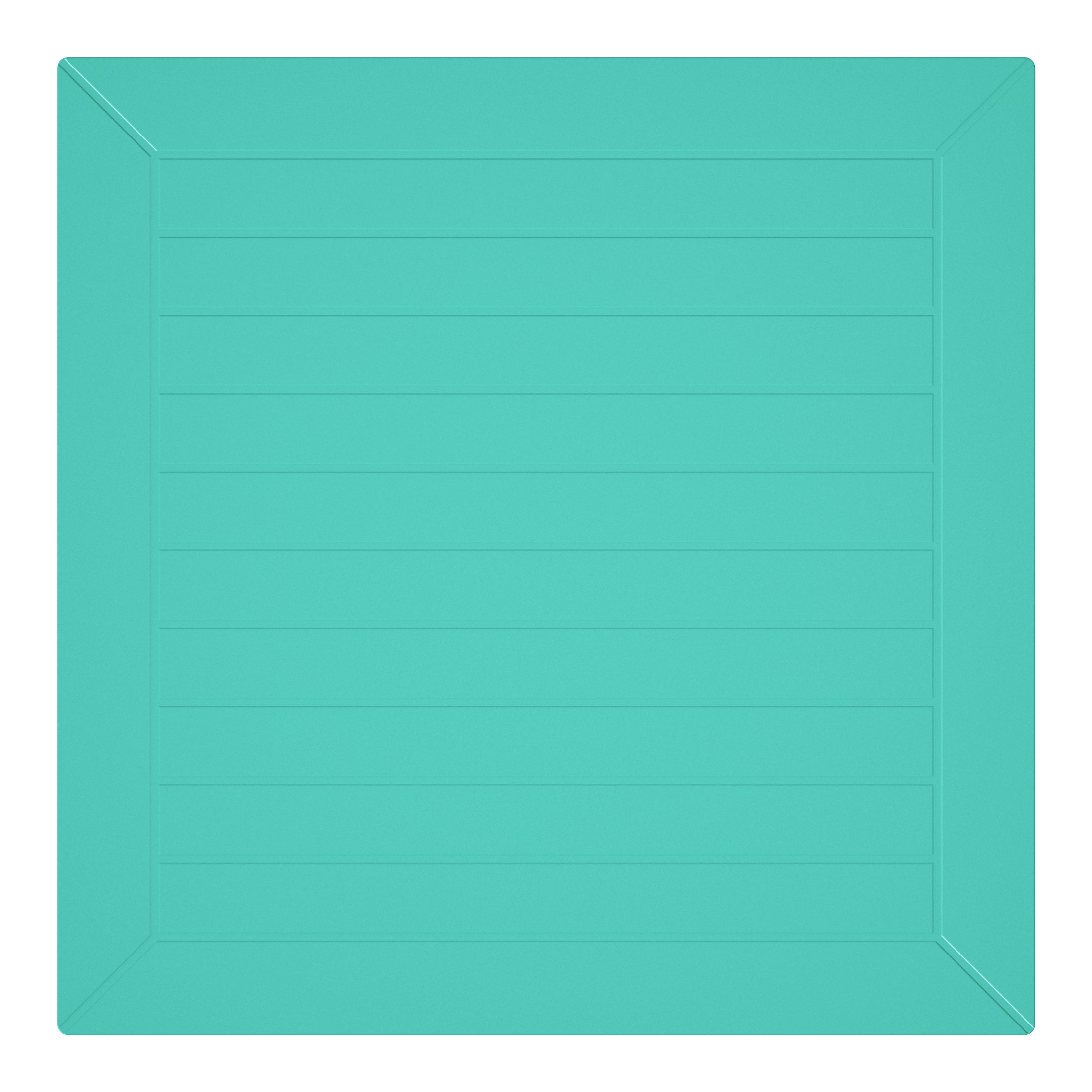 Sunshine 31.5" Square Outdoor Plastic Resin Patio Dining Table for 4